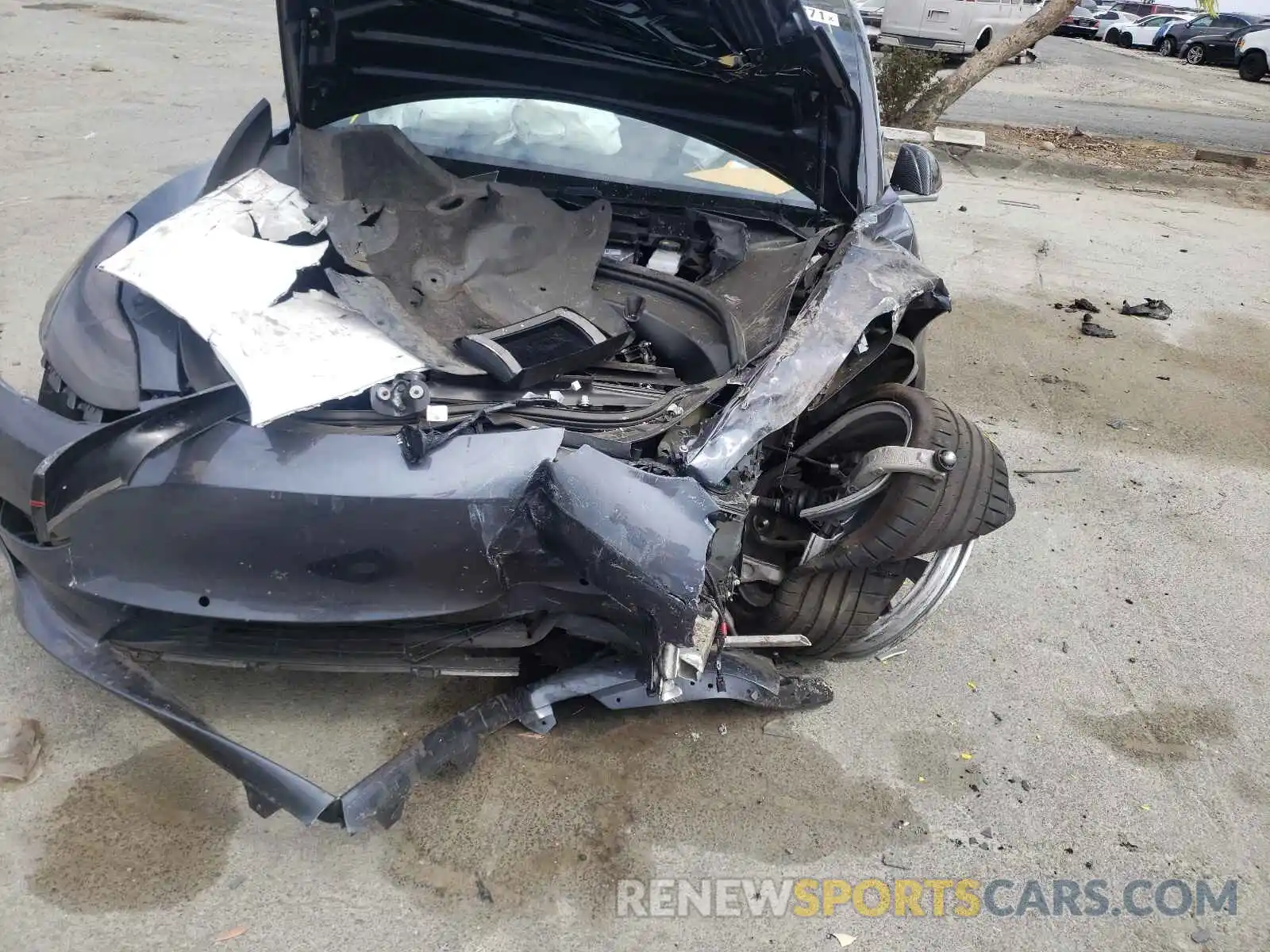 9 Photograph of a damaged car 5YJ3E1EC5LF627158 TESLA MODEL 3 2020