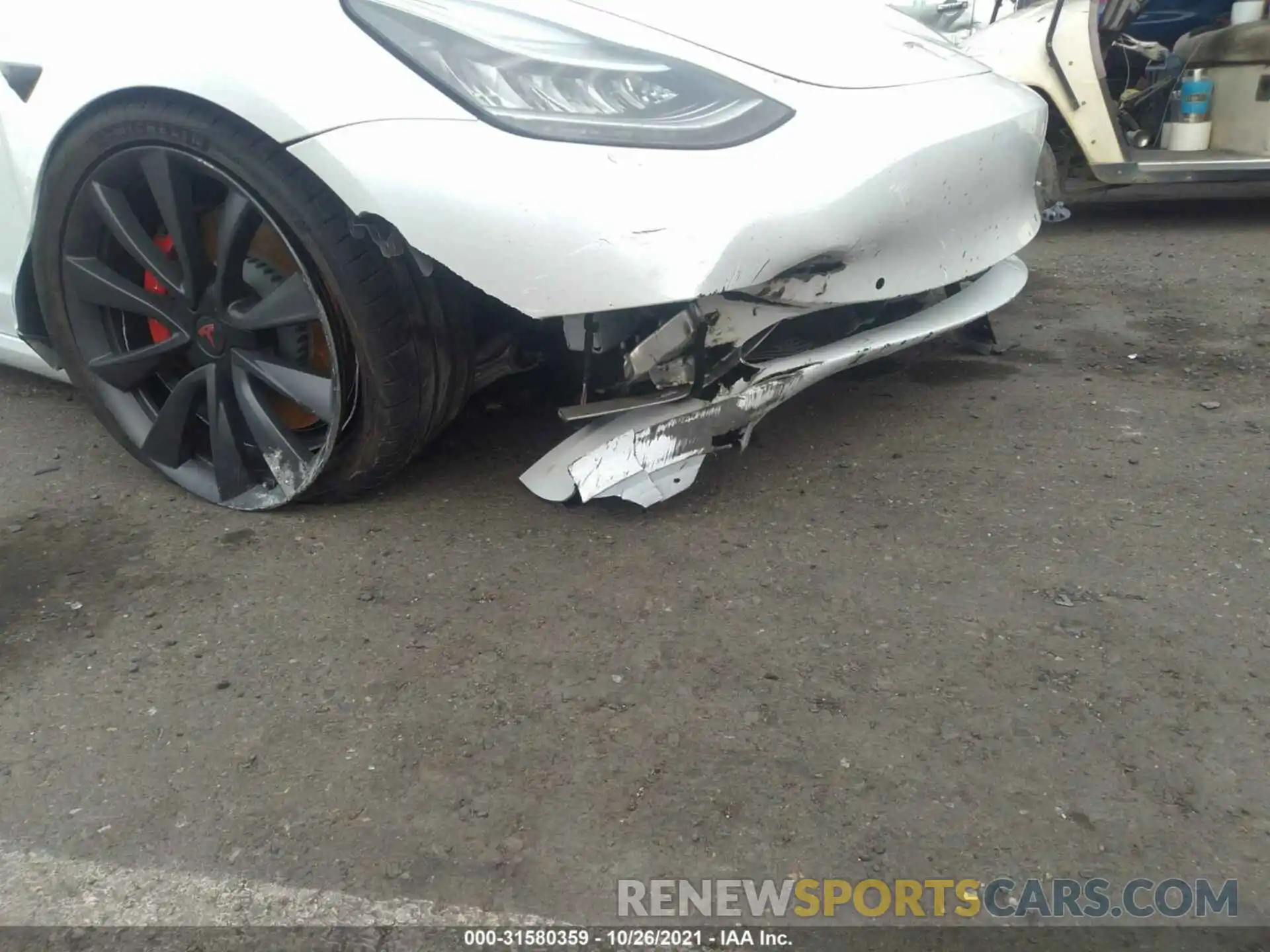 6 Photograph of a damaged car 5YJ3E1EC5LF642257 TESLA MODEL 3 2020