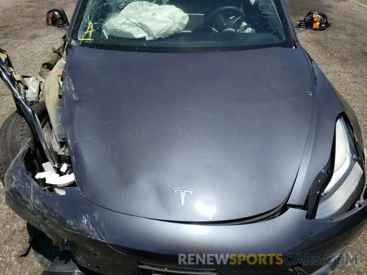 7 Photograph of a damaged car 5YJ3E1EC5LF647216 TESLA MODEL 3 2020