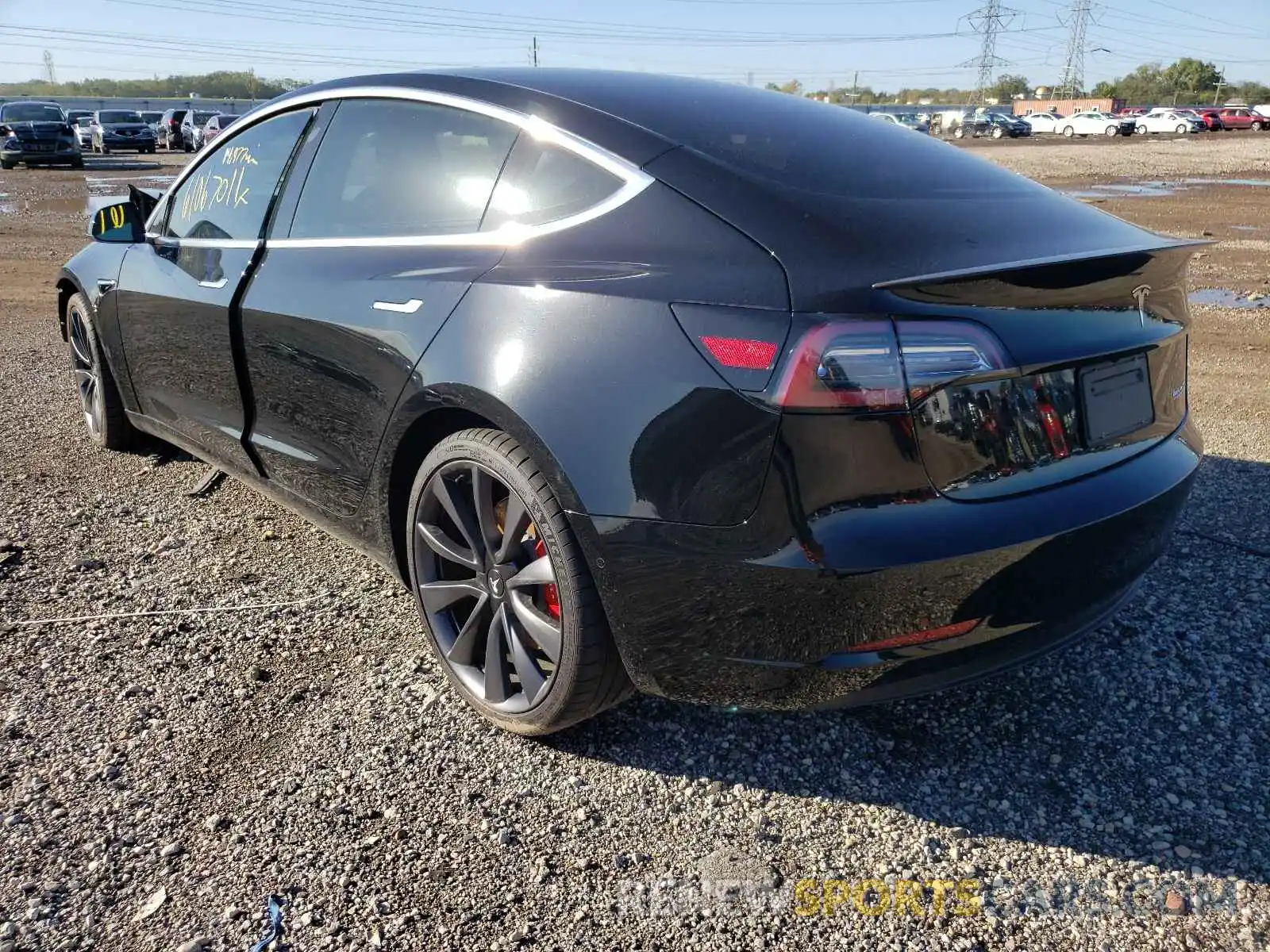 3 Photograph of a damaged car 5YJ3E1EC5LF713098 TESLA MODEL 3 2020