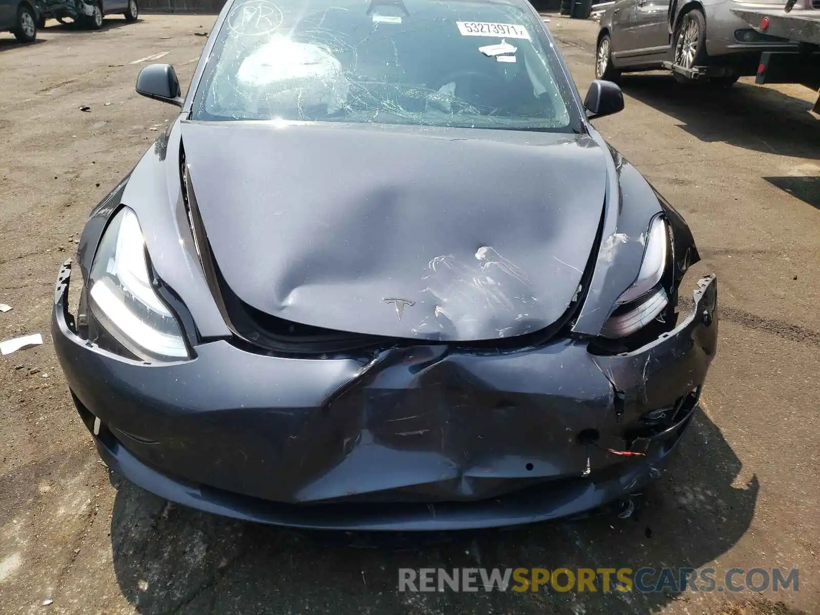 9 Photograph of a damaged car 5YJ3E1EC5LF713456 TESLA MODEL 3 2020