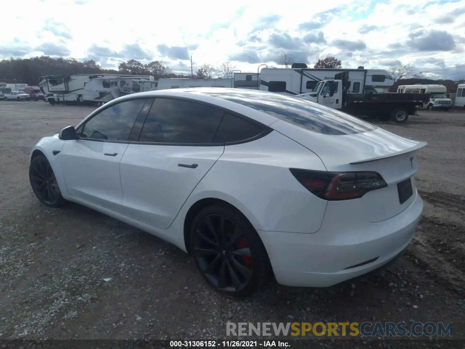 3 Photograph of a damaged car 5YJ3E1EC5LF720746 TESLA MODEL 3 2020