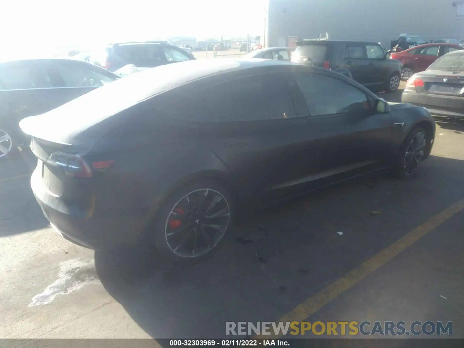 4 Photograph of a damaged car 5YJ3E1EC5LF791901 TESLA MODEL 3 2020