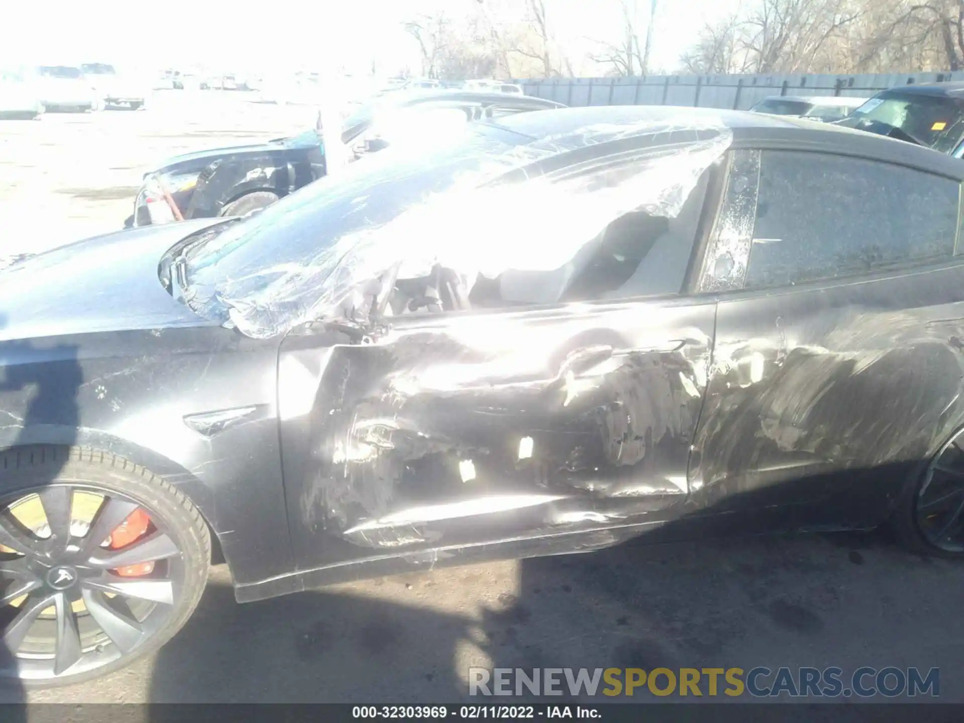 6 Photograph of a damaged car 5YJ3E1EC5LF791901 TESLA MODEL 3 2020