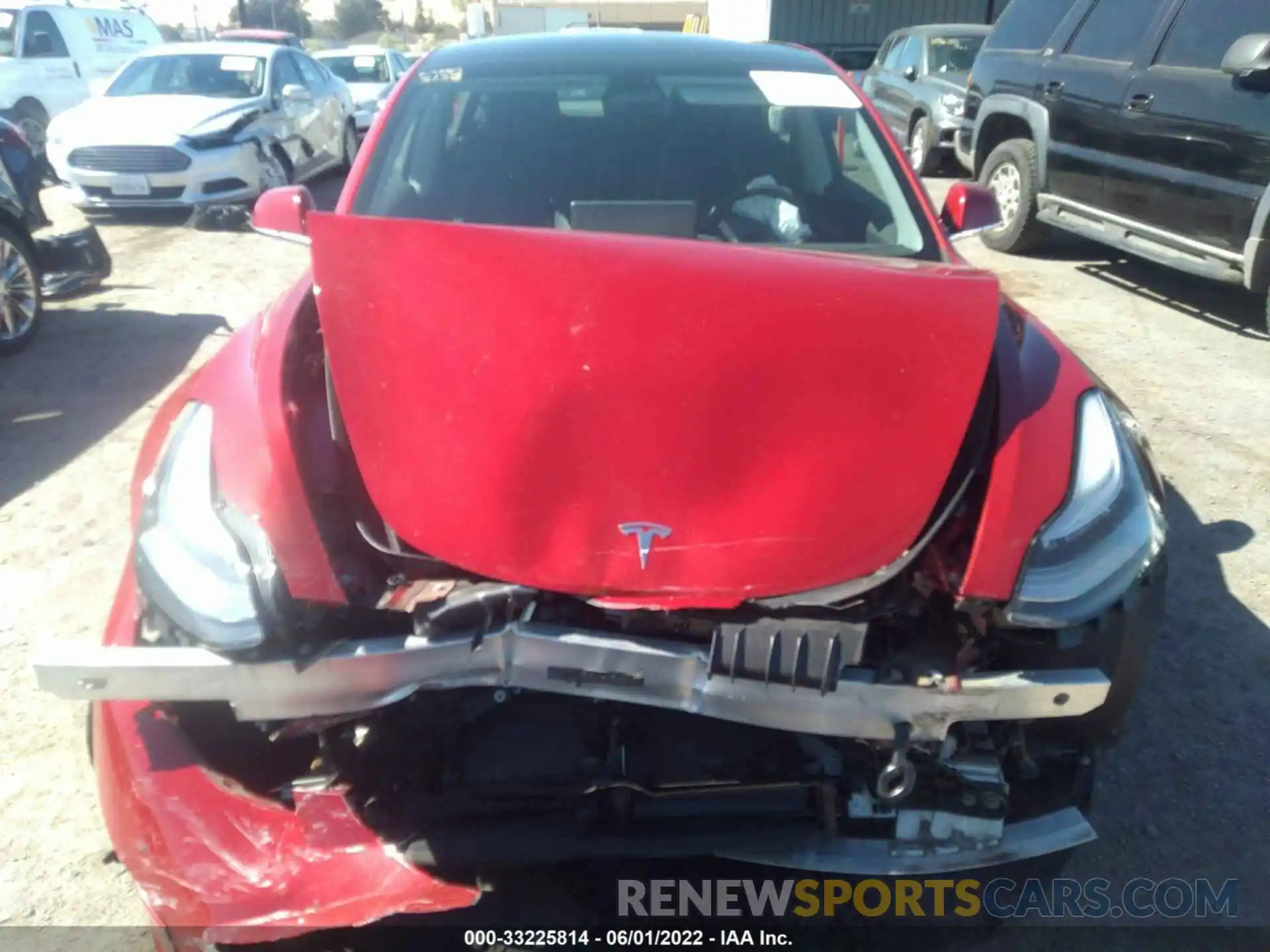 10 Photograph of a damaged car 5YJ3E1EC6LF627279 TESLA MODEL 3 2020