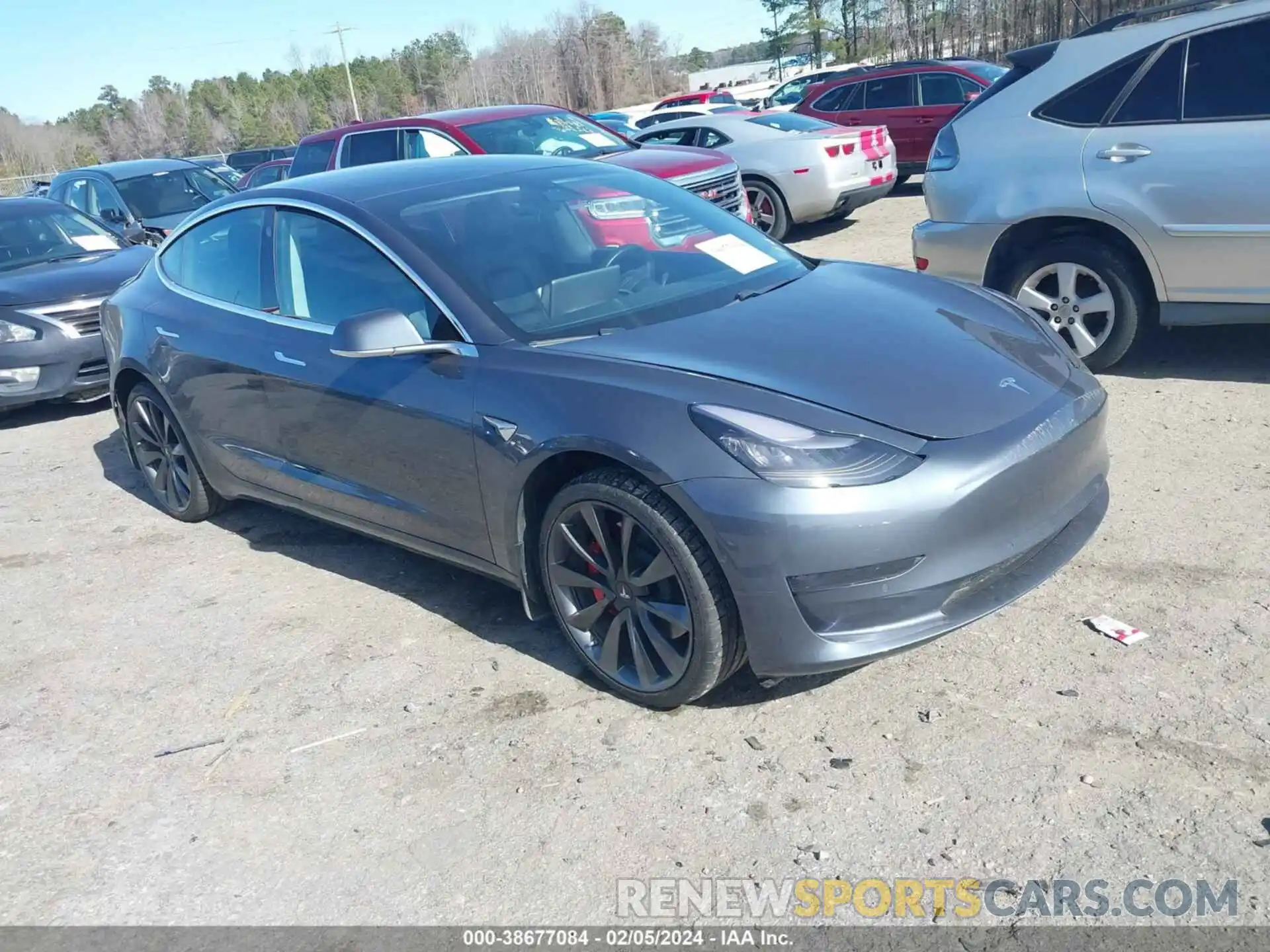 1 Photograph of a damaged car 5YJ3E1EC6LF646902 TESLA MODEL 3 2020