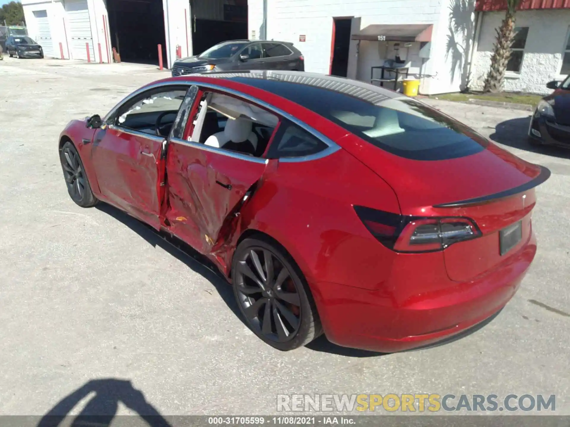 3 Photograph of a damaged car 5YJ3E1EC6LF669600 TESLA MODEL 3 2020