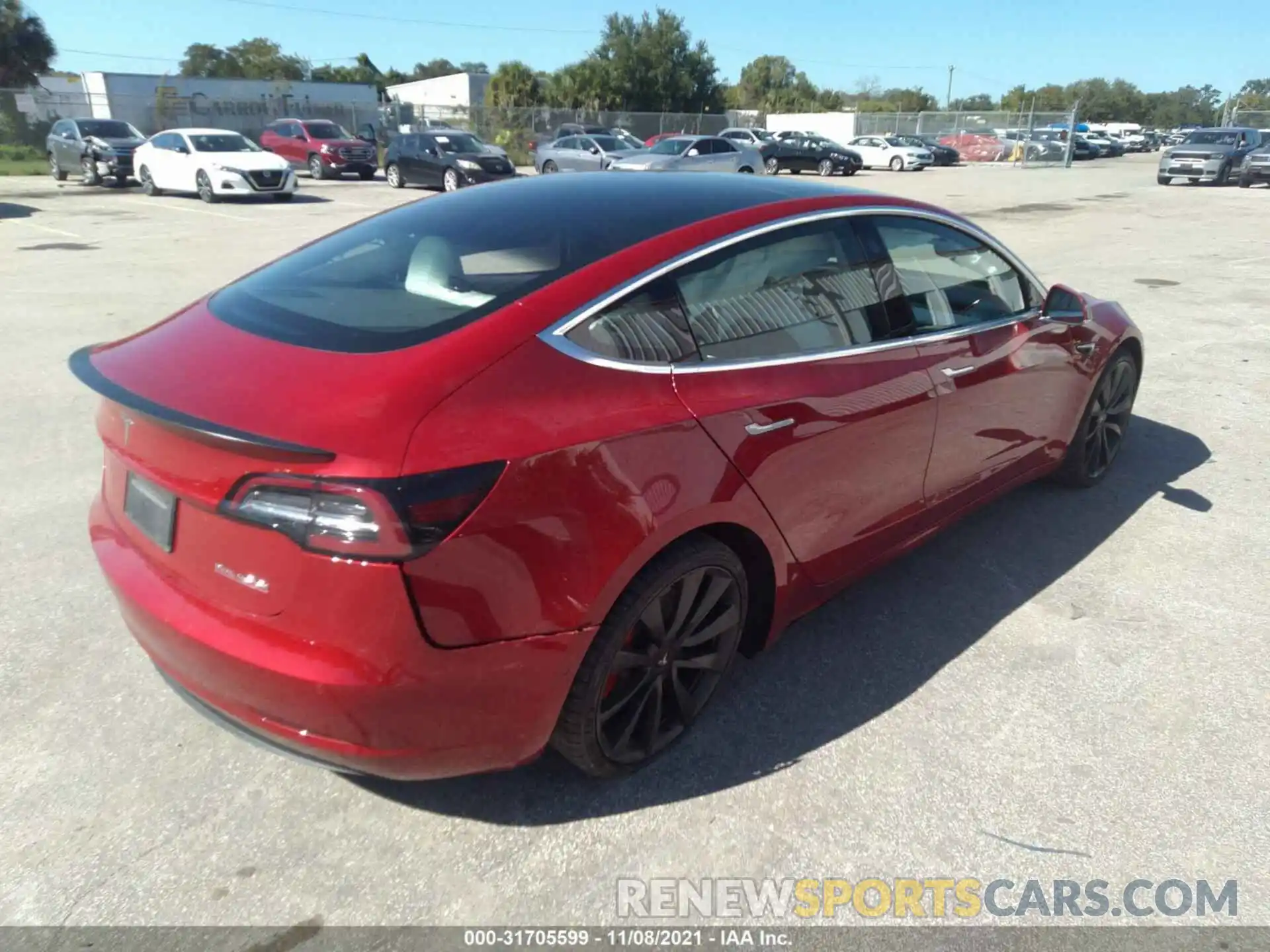 4 Photograph of a damaged car 5YJ3E1EC6LF669600 TESLA MODEL 3 2020