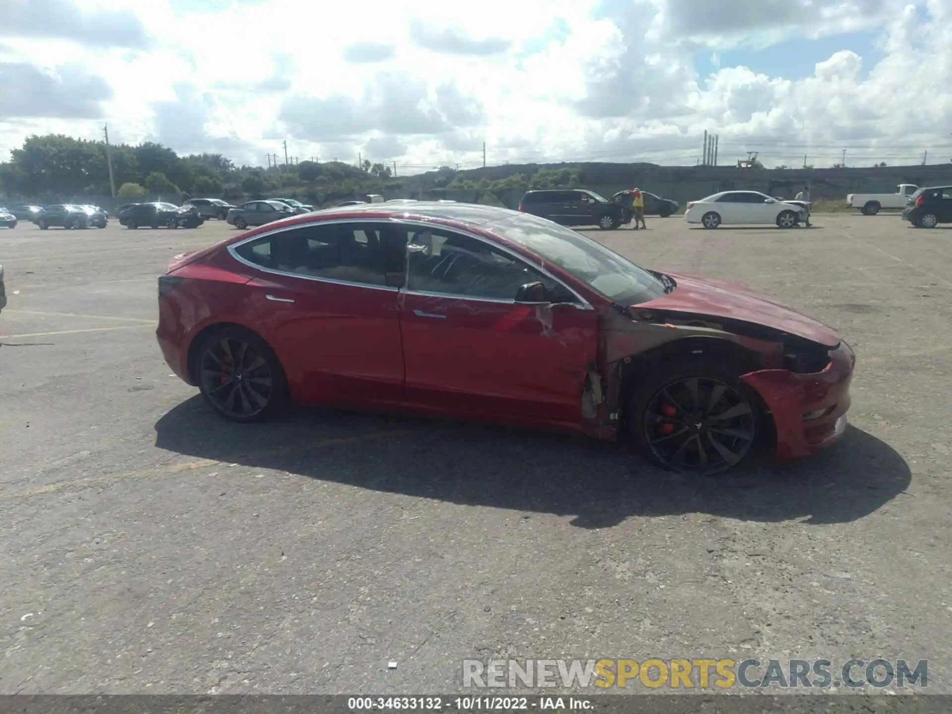 6 Photograph of a damaged car 5YJ3E1EC6LF743159 TESLA MODEL 3 2020