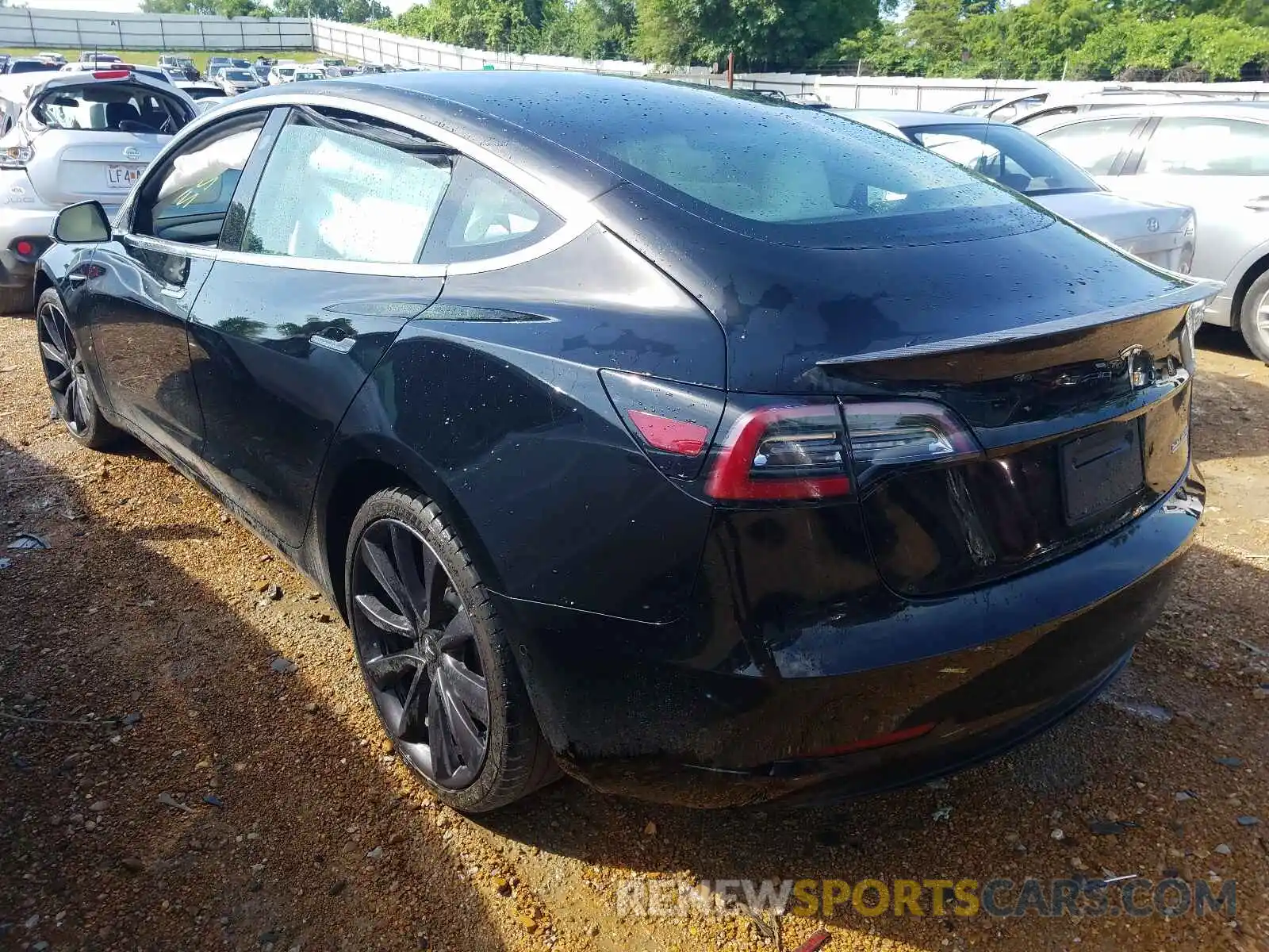 3 Photograph of a damaged car 5YJ3E1EC6LF774962 TESLA MODEL 3 2020