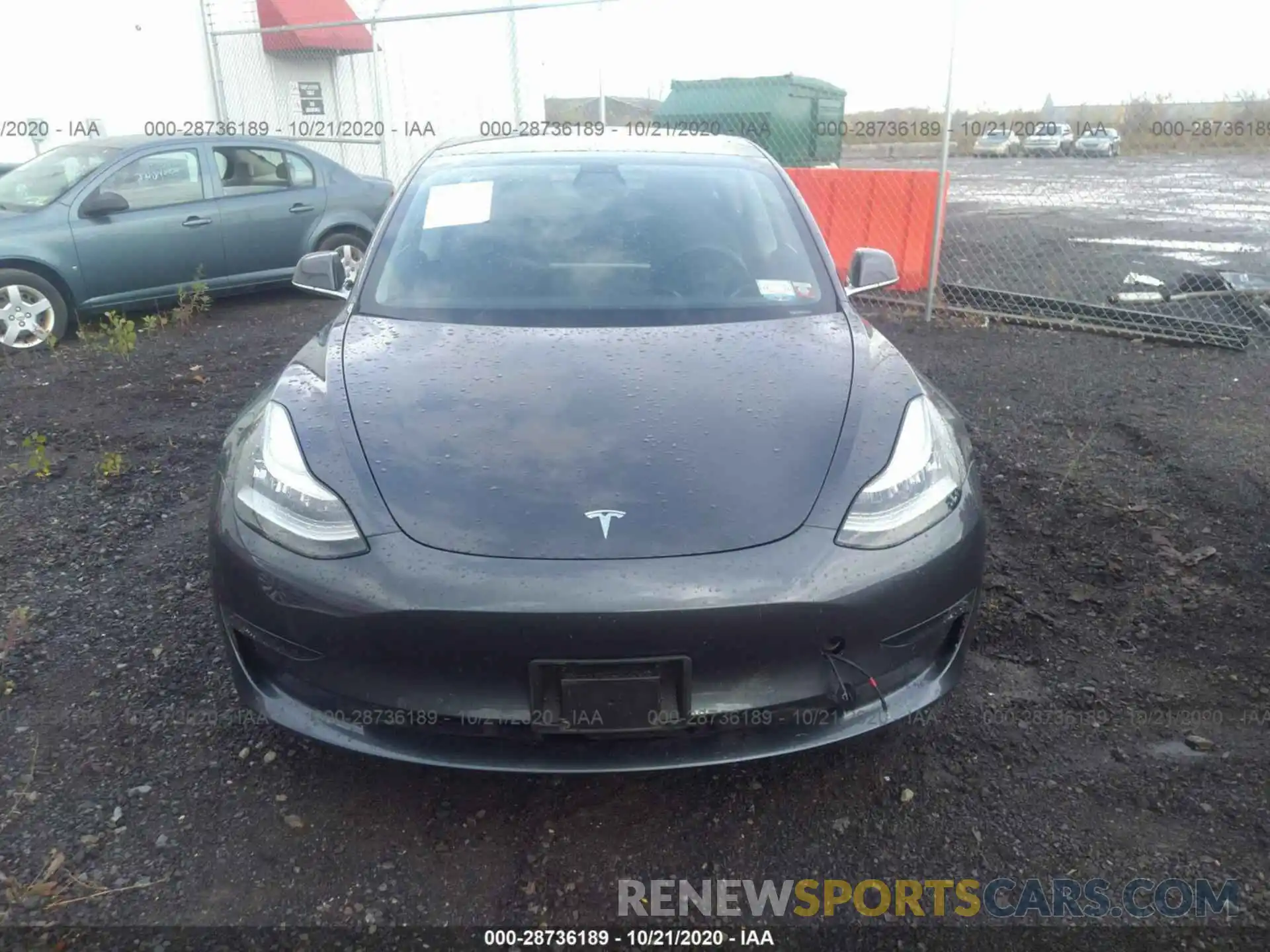 10 Photograph of a damaged car 5YJ3E1EC7LF586211 TESLA MODEL 3 2020