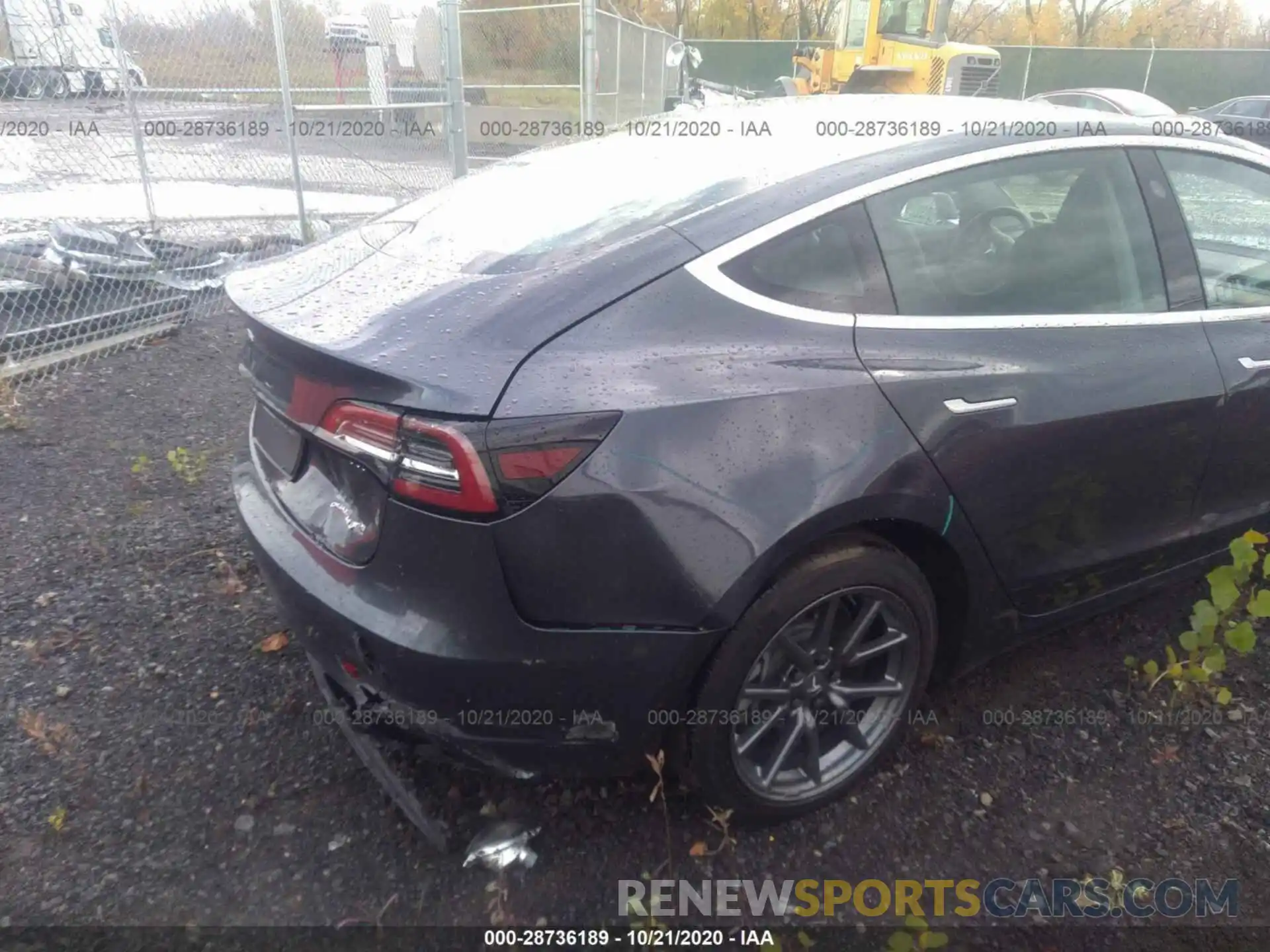 6 Photograph of a damaged car 5YJ3E1EC7LF586211 TESLA MODEL 3 2020