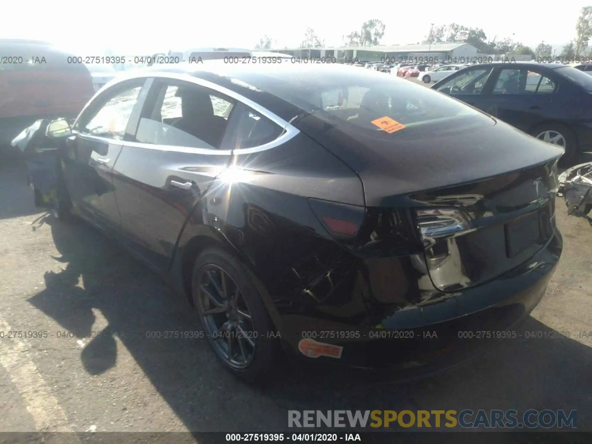 3 Photograph of a damaged car 5YJ3E1EC7LF601290 TESLA MODEL 3 2020