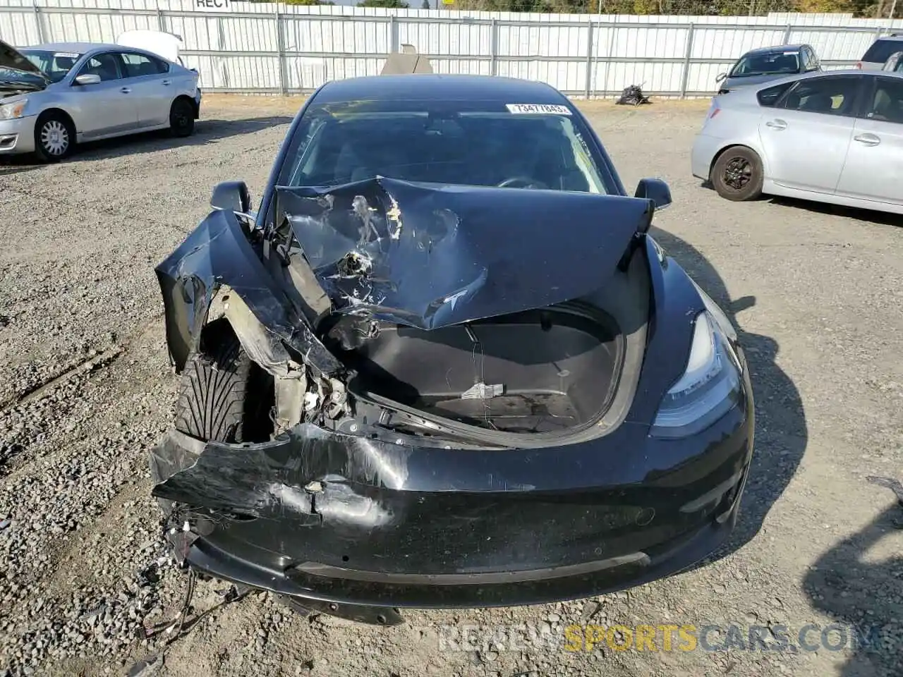 5 Photograph of a damaged car 5YJ3E1EC7LF640719 TESLA MODEL 3 2020