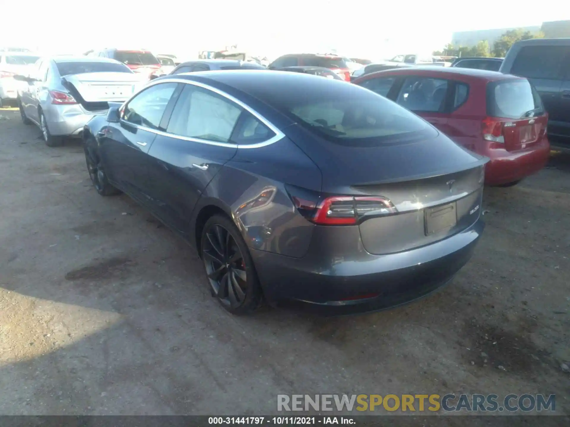 3 Фотография поврежденного автомобиля 5YJ3E1EC7LF646911 TESLA MODEL 3 2020