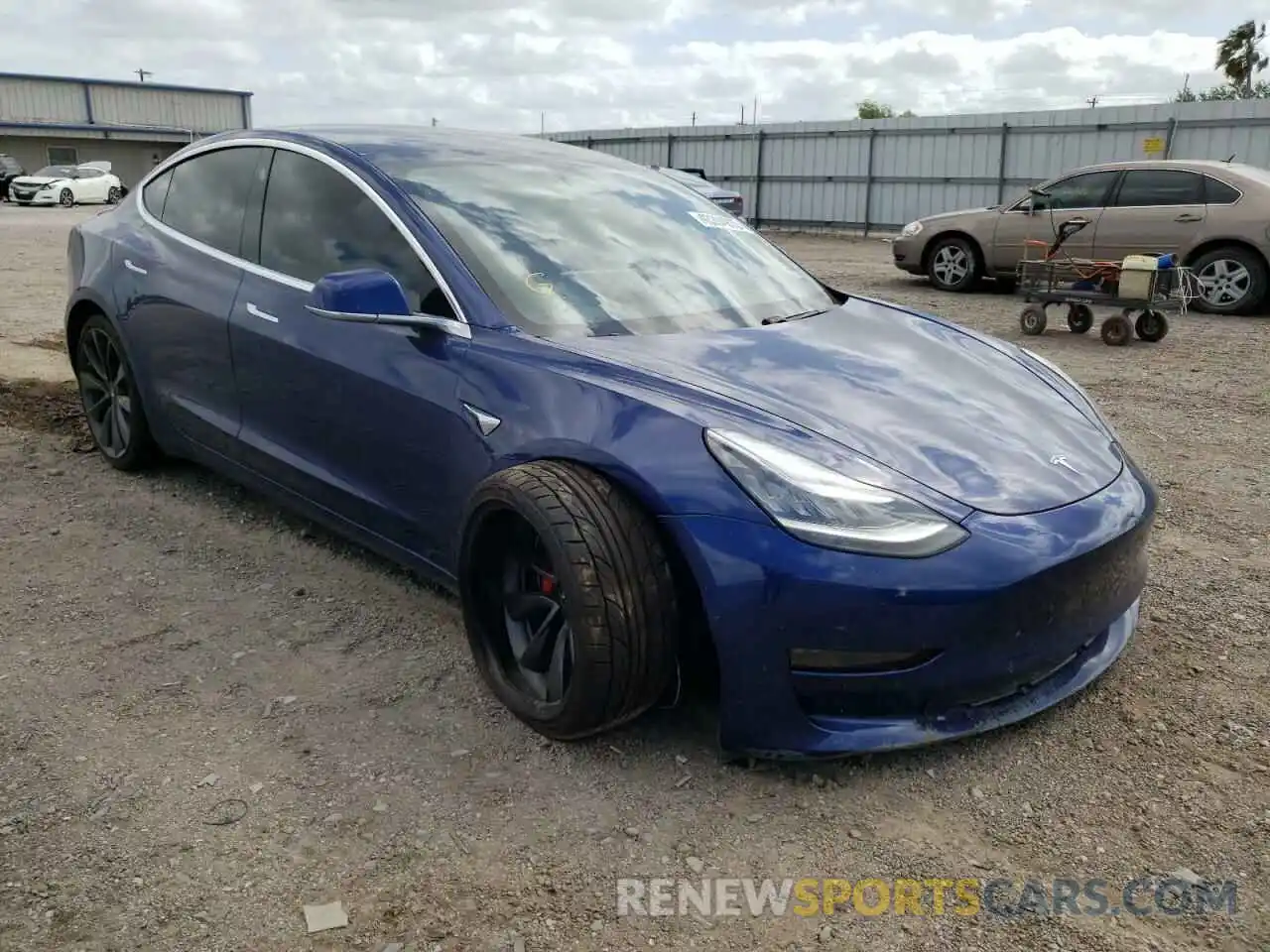 1 Photograph of a damaged car 5YJ3E1EC7LF713913 TESLA MODEL 3 2020