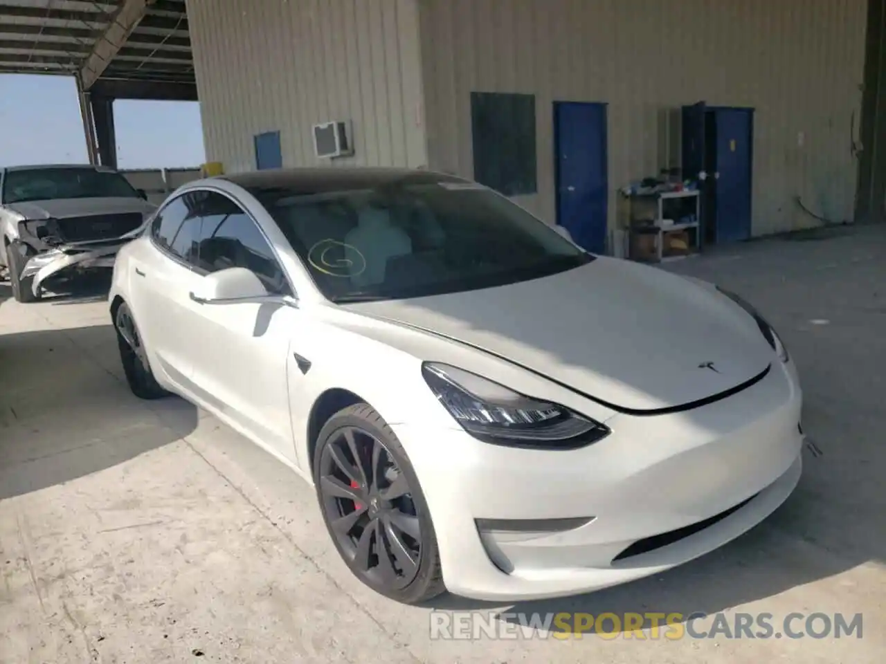 1 Photograph of a damaged car 5YJ3E1EC7LF774999 TESLA MODEL 3 2020