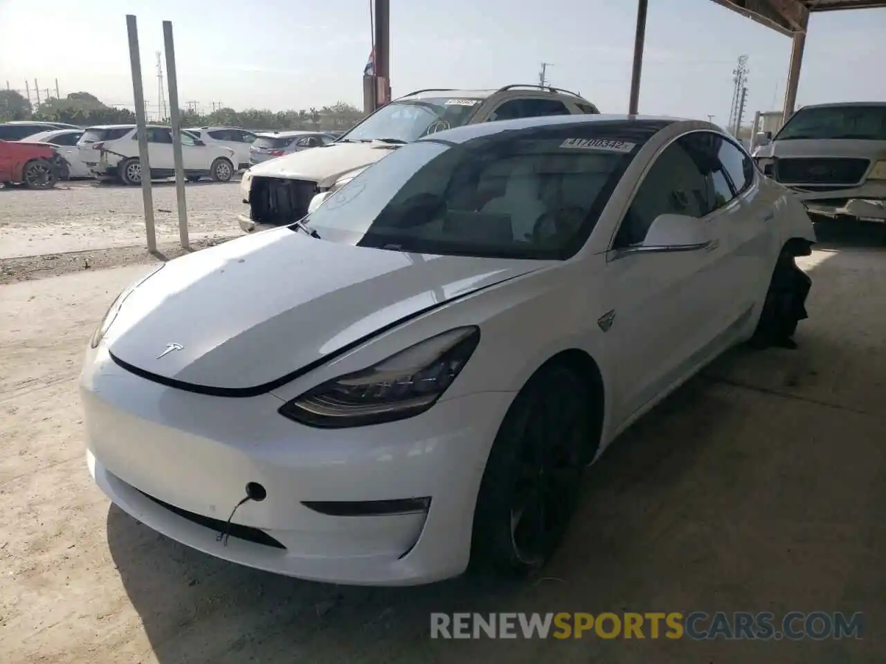 2 Фотография поврежденного автомобиля 5YJ3E1EC7LF774999 TESLA MODEL 3 2020