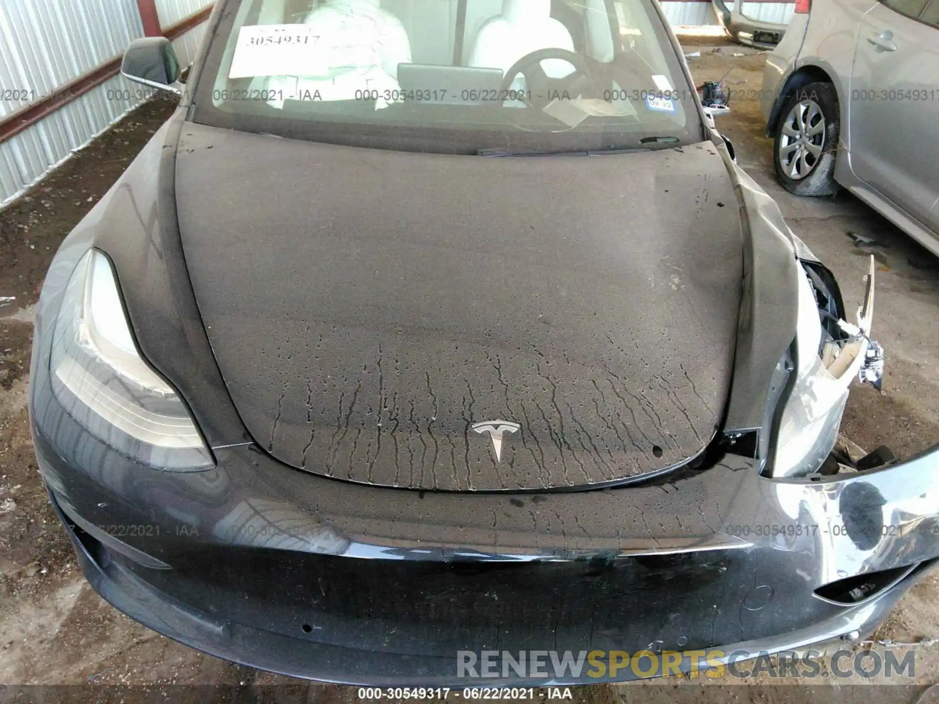 10 Photograph of a damaged car 5YJ3E1EC7LF796419 TESLA MODEL 3 2020