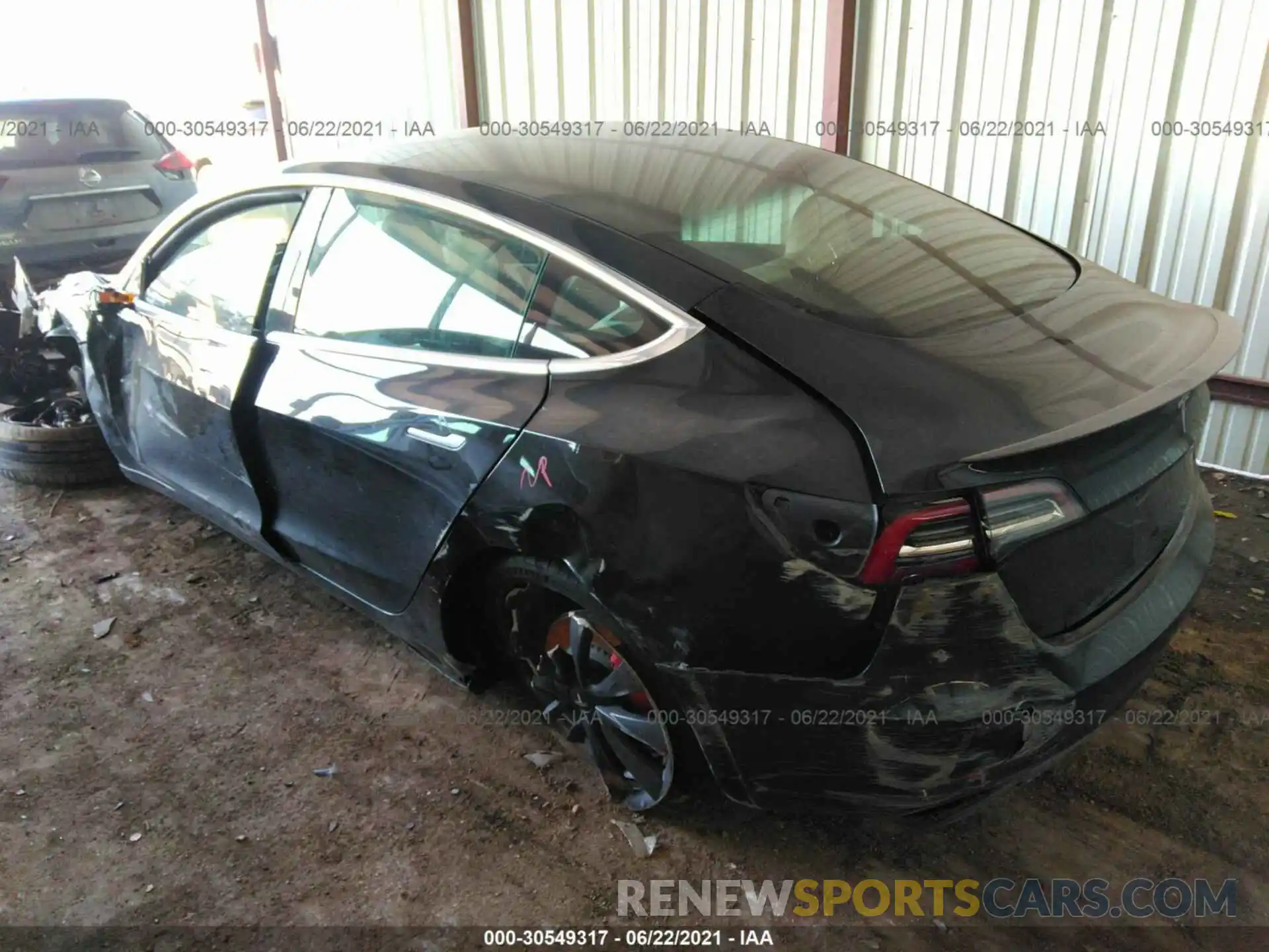 3 Photograph of a damaged car 5YJ3E1EC7LF796419 TESLA MODEL 3 2020