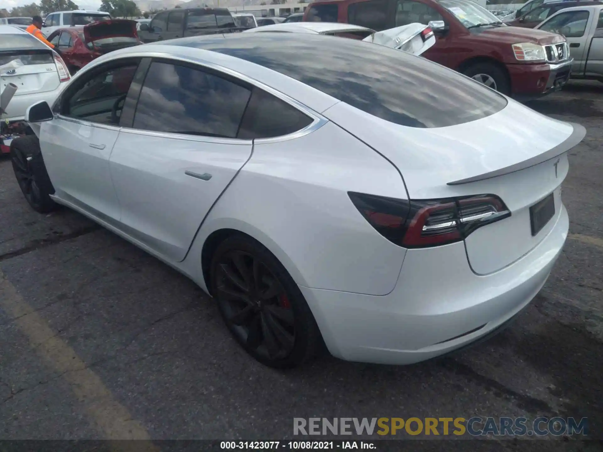 3 Photograph of a damaged car 5YJ3E1EC7LF805426 TESLA MODEL 3 2020