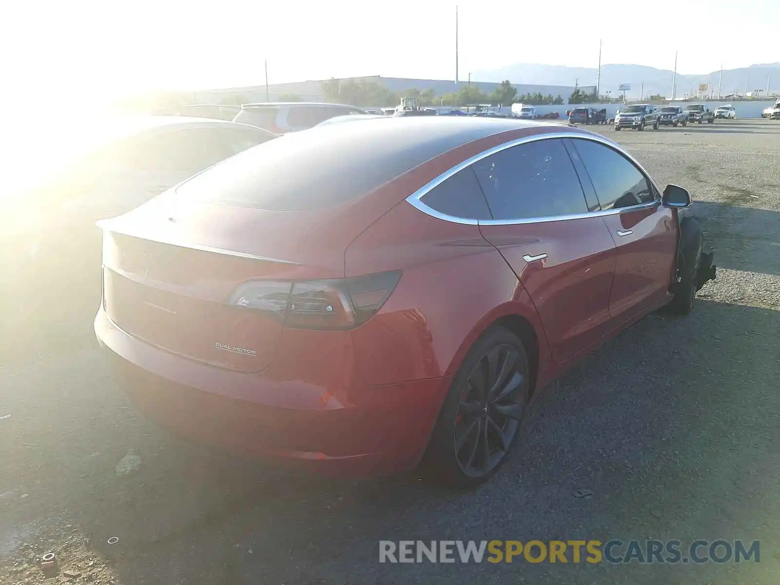 4 Photograph of a damaged car 5YJ3E1EC8LF624531 TESLA MODEL 3 2020