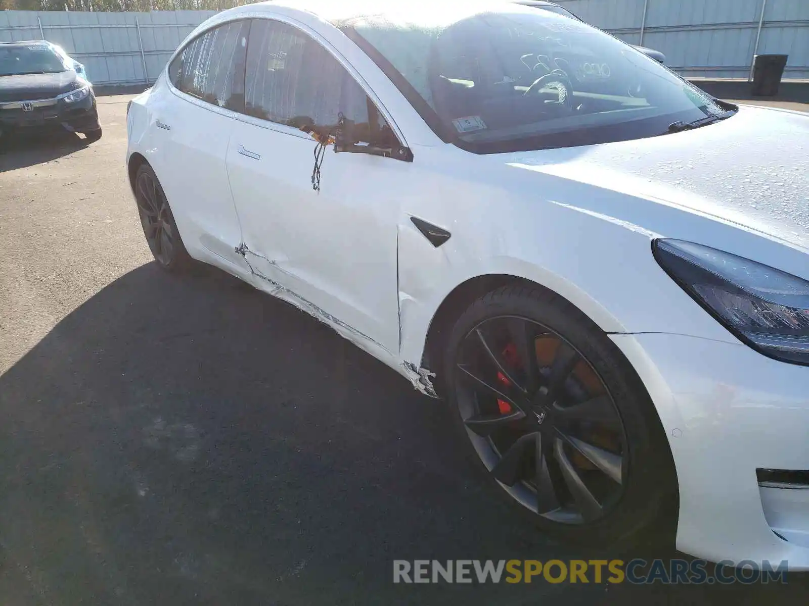 9 Фотография поврежденного автомобиля 5YJ3E1EC8LF641393 TESLA MODEL 3 2020