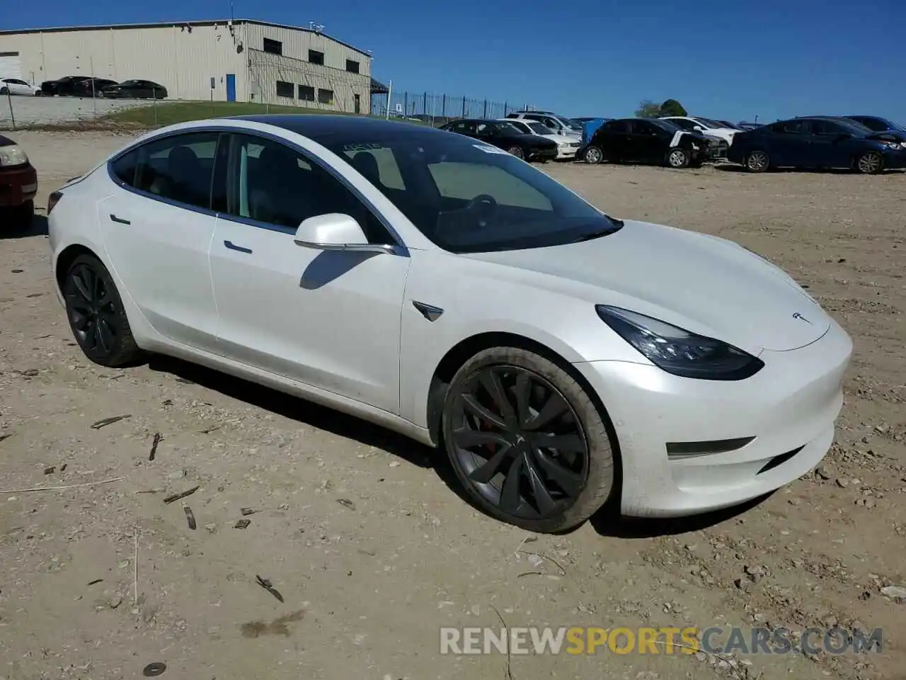 4 Photograph of a damaged car 5YJ3E1EC8LF722474 TESLA MODEL 3 2020