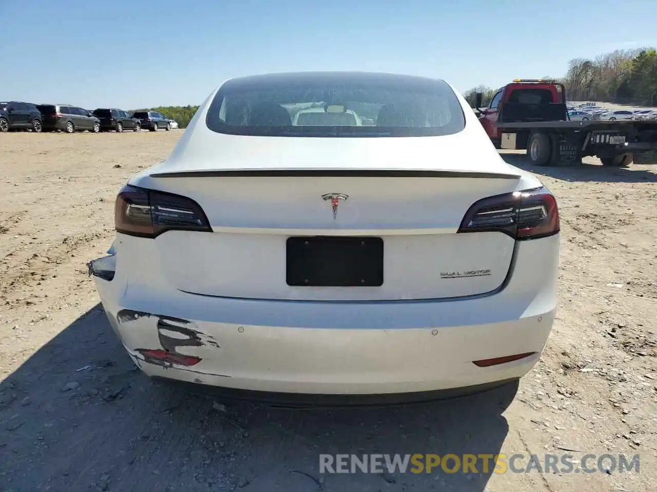 6 Photograph of a damaged car 5YJ3E1EC8LF722474 TESLA MODEL 3 2020