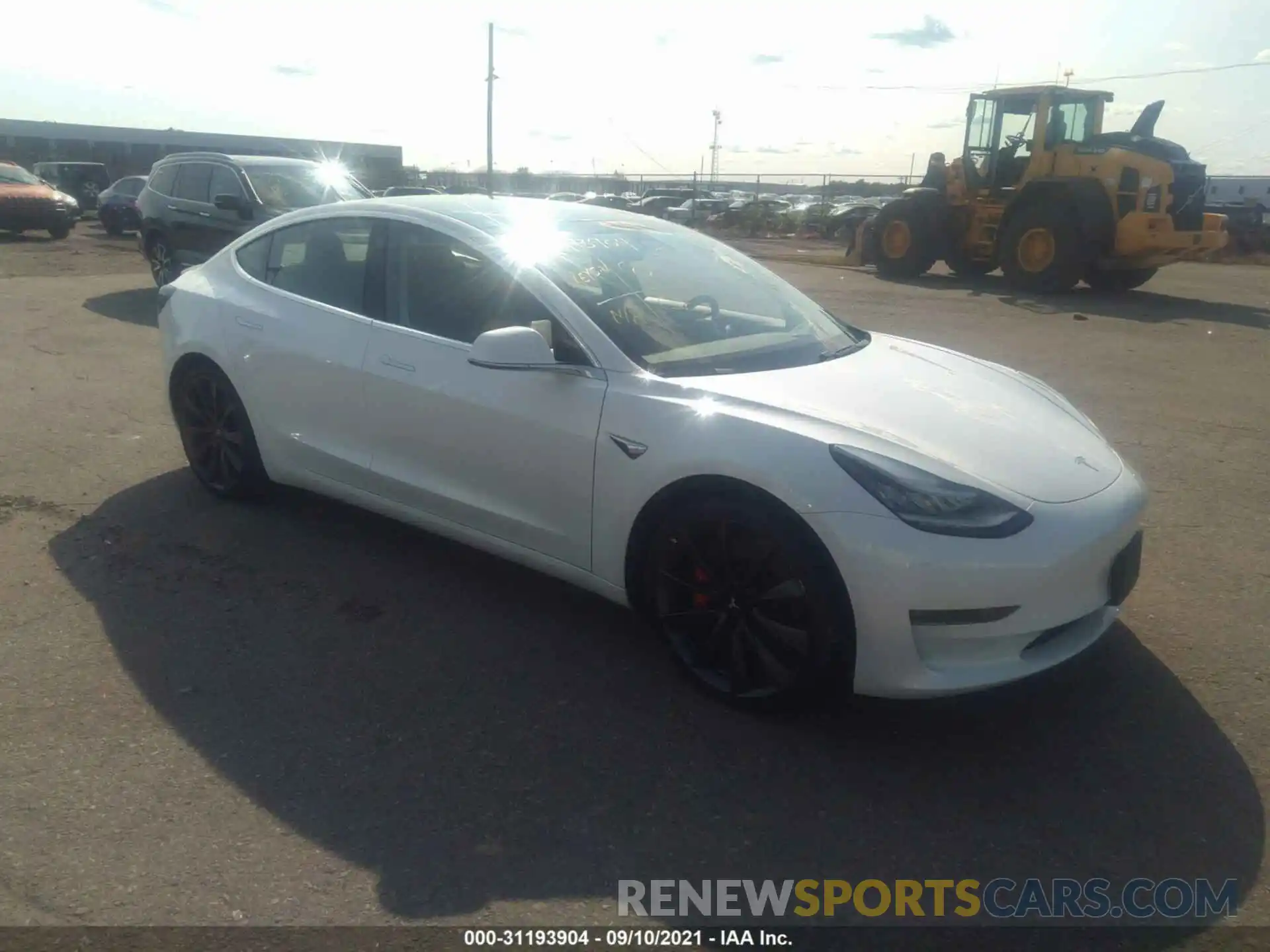 1 Photograph of a damaged car 5YJ3E1EC8LF791889 TESLA MODEL 3 2020