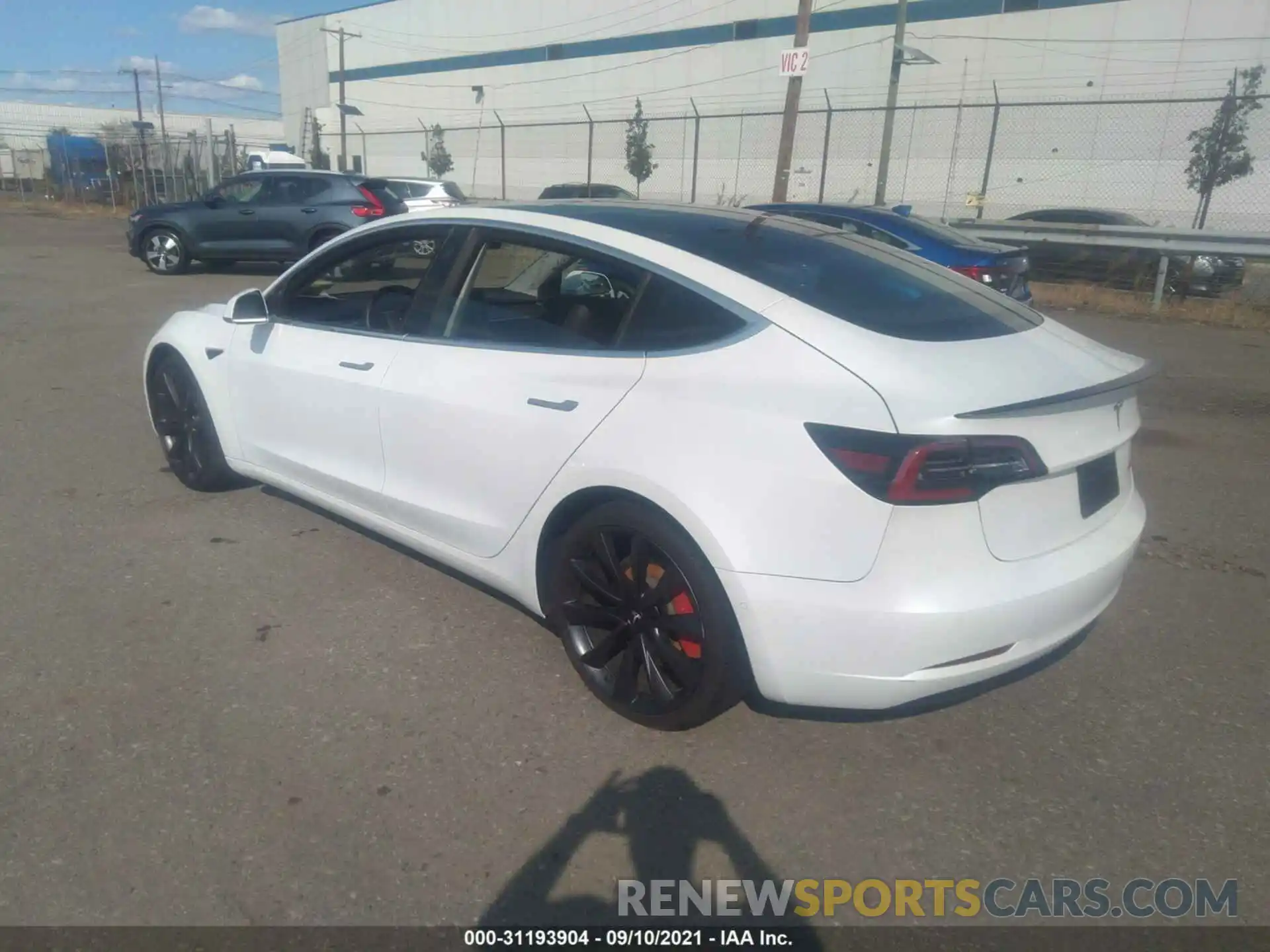 3 Photograph of a damaged car 5YJ3E1EC8LF791889 TESLA MODEL 3 2020