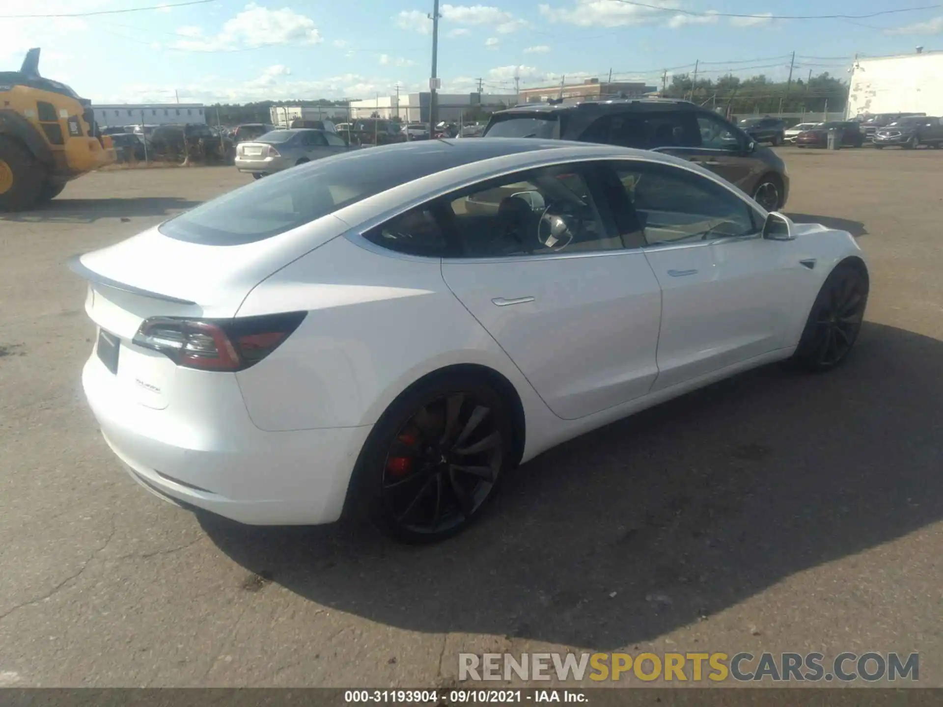 4 Photograph of a damaged car 5YJ3E1EC8LF791889 TESLA MODEL 3 2020