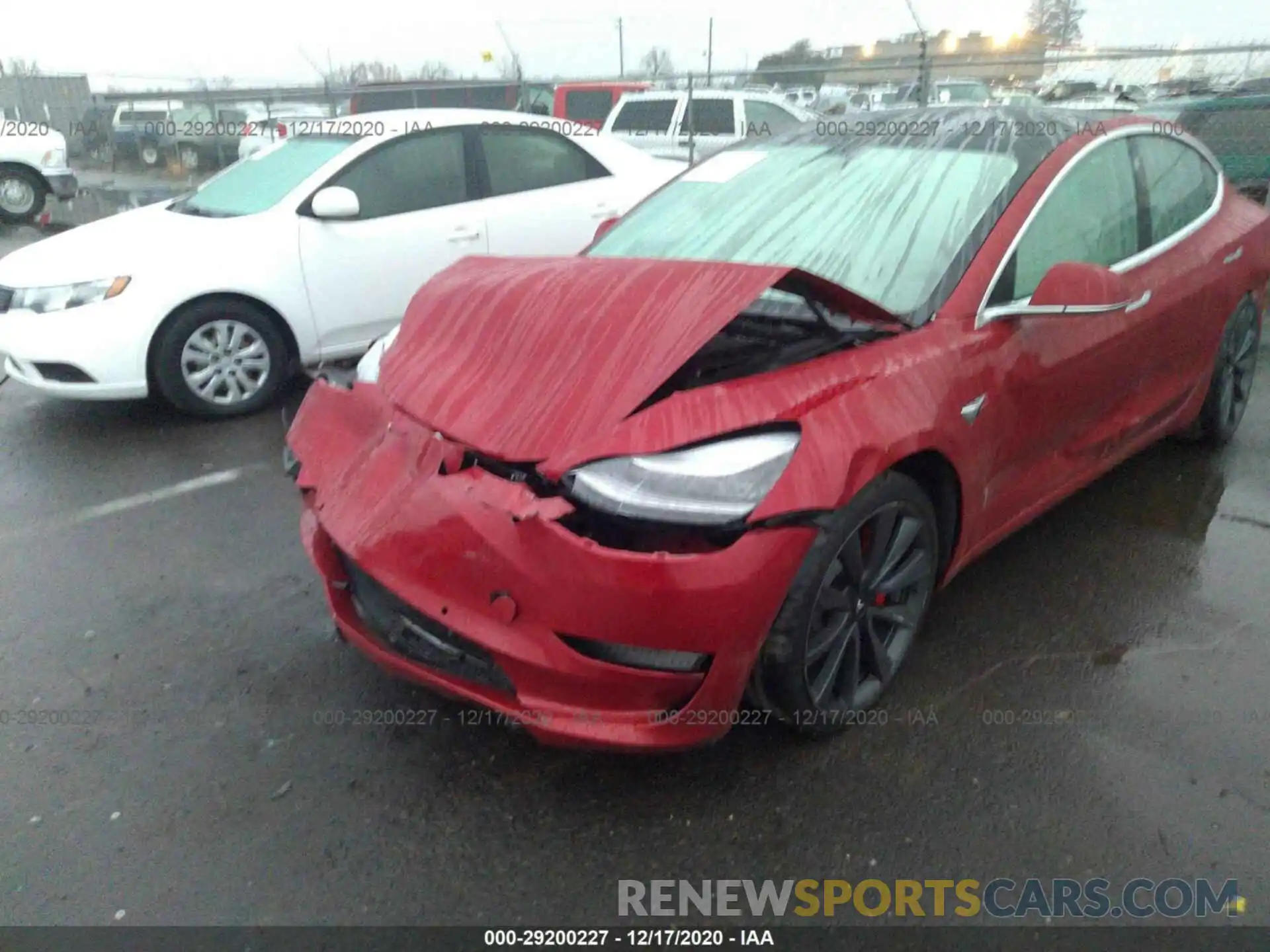 6 Photograph of a damaged car 5YJ3E1EC8LF791956 TESLA MODEL 3 2020