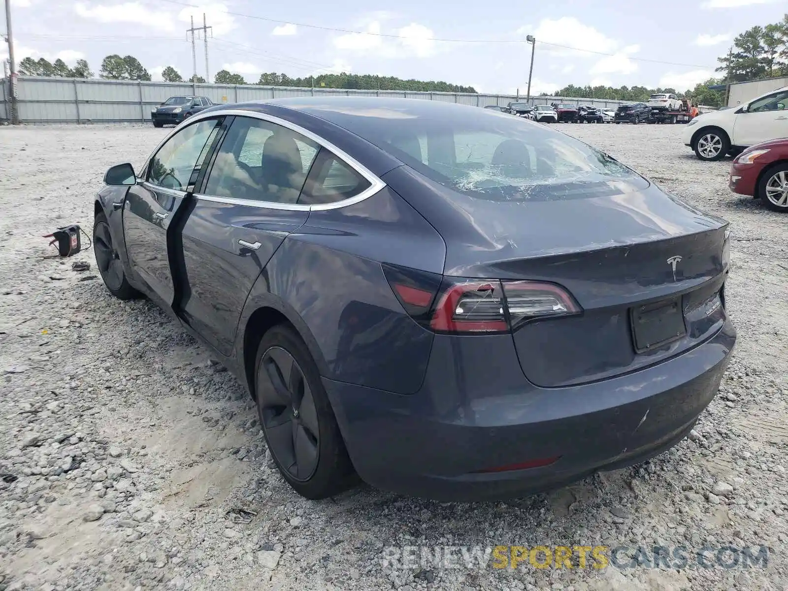 3 Photograph of a damaged car 5YJ3E1EC9LF601694 TESLA MODEL 3 2020