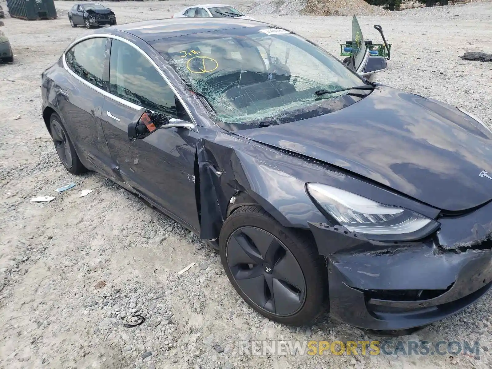 9 Photograph of a damaged car 5YJ3E1EC9LF601694 TESLA MODEL 3 2020