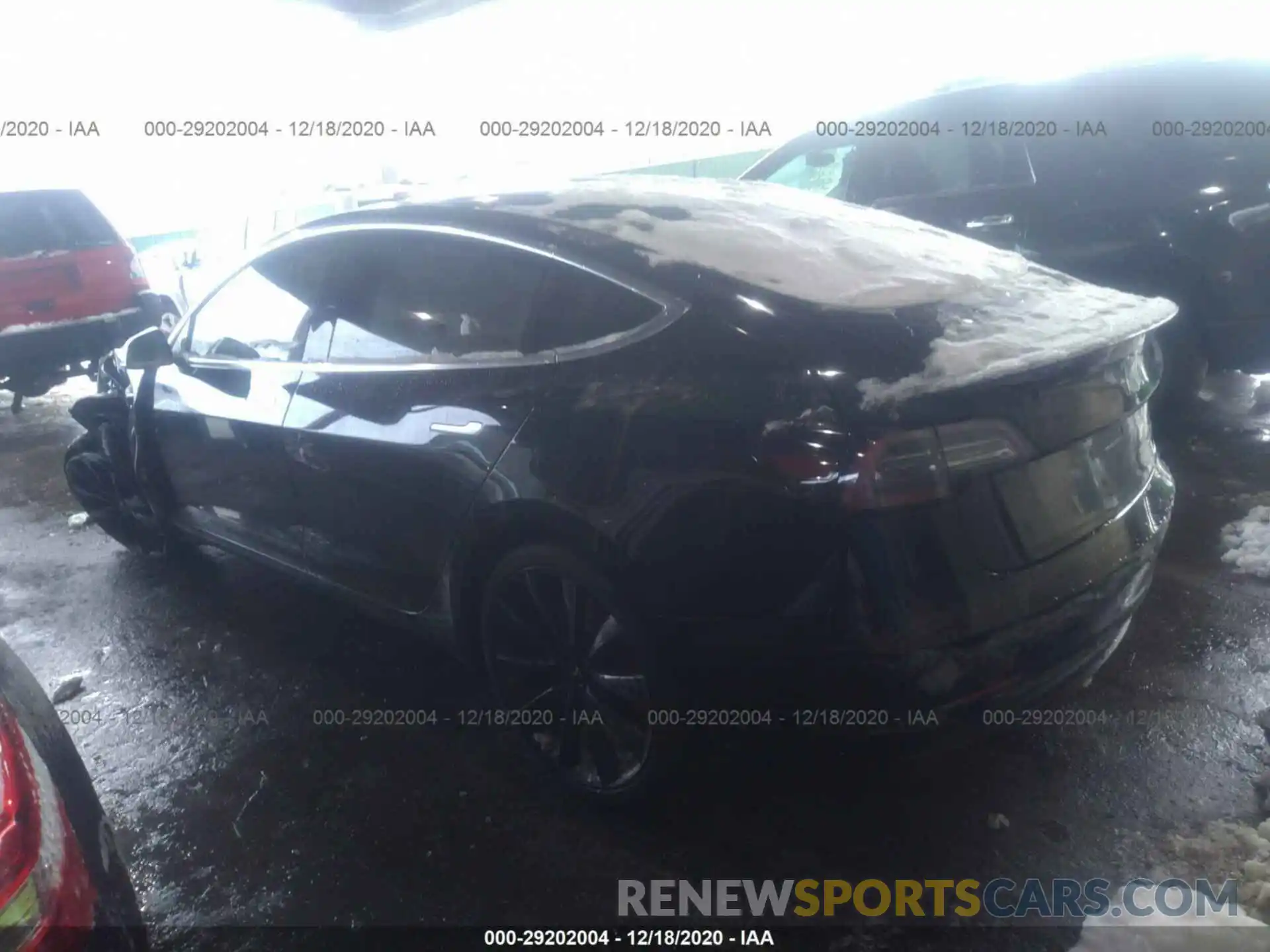 3 Photograph of a damaged car 5YJ3E1EC9LF603347 TESLA MODEL 3 2020