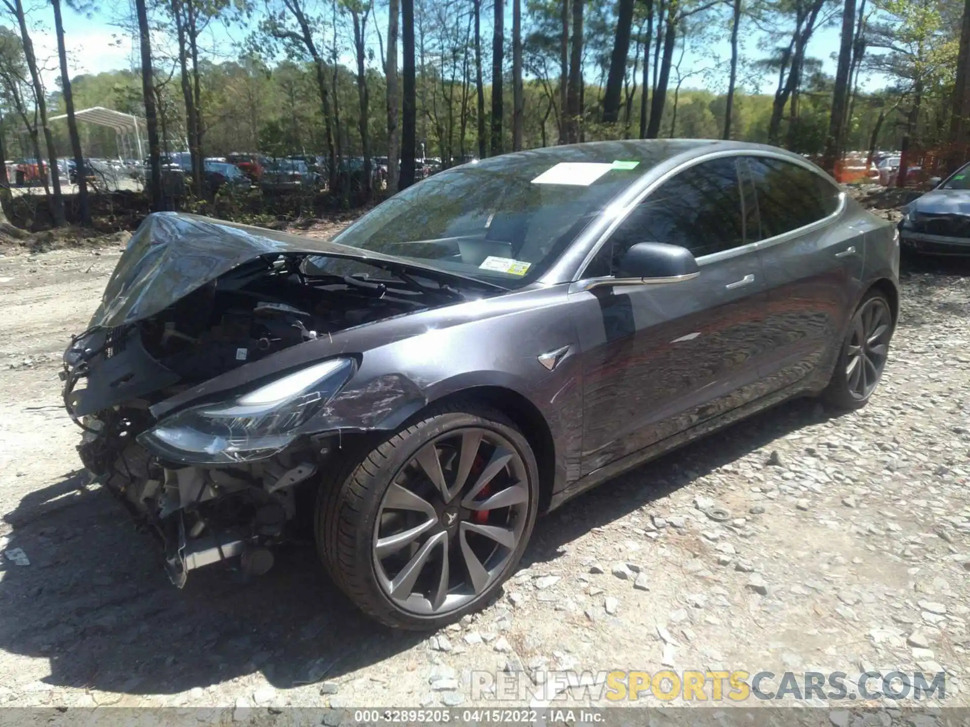 2 Photograph of a damaged car 5YJ3E1EC9LF641712 TESLA MODEL 3 2020