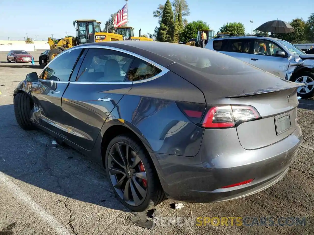 3 Photograph of a damaged car 5YJ3E1EC9LF647137 TESLA MODEL 3 2020