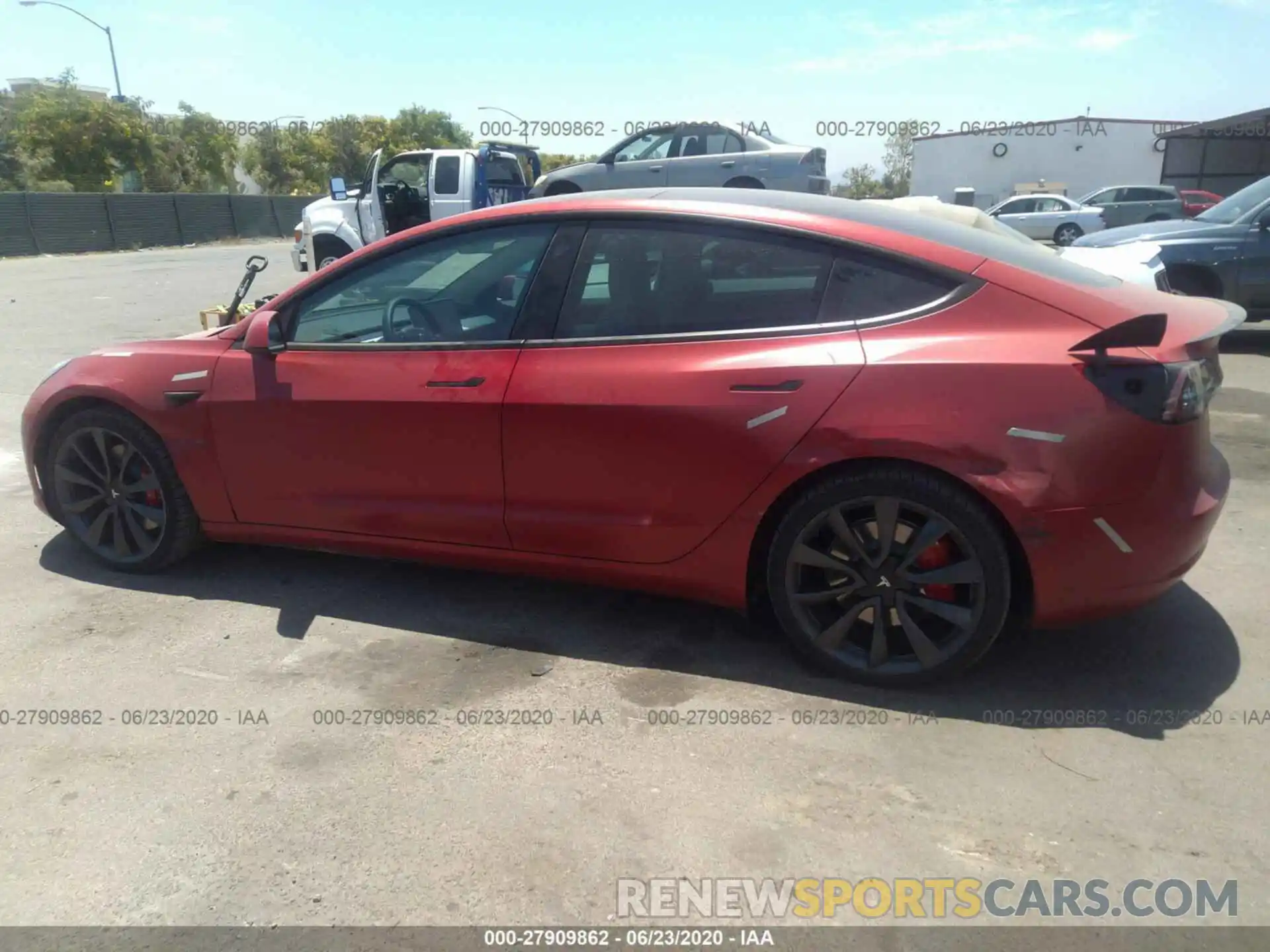 6 Photograph of a damaged car 5YJ3E1EC9LF669610 TESLA MODEL 3 2020