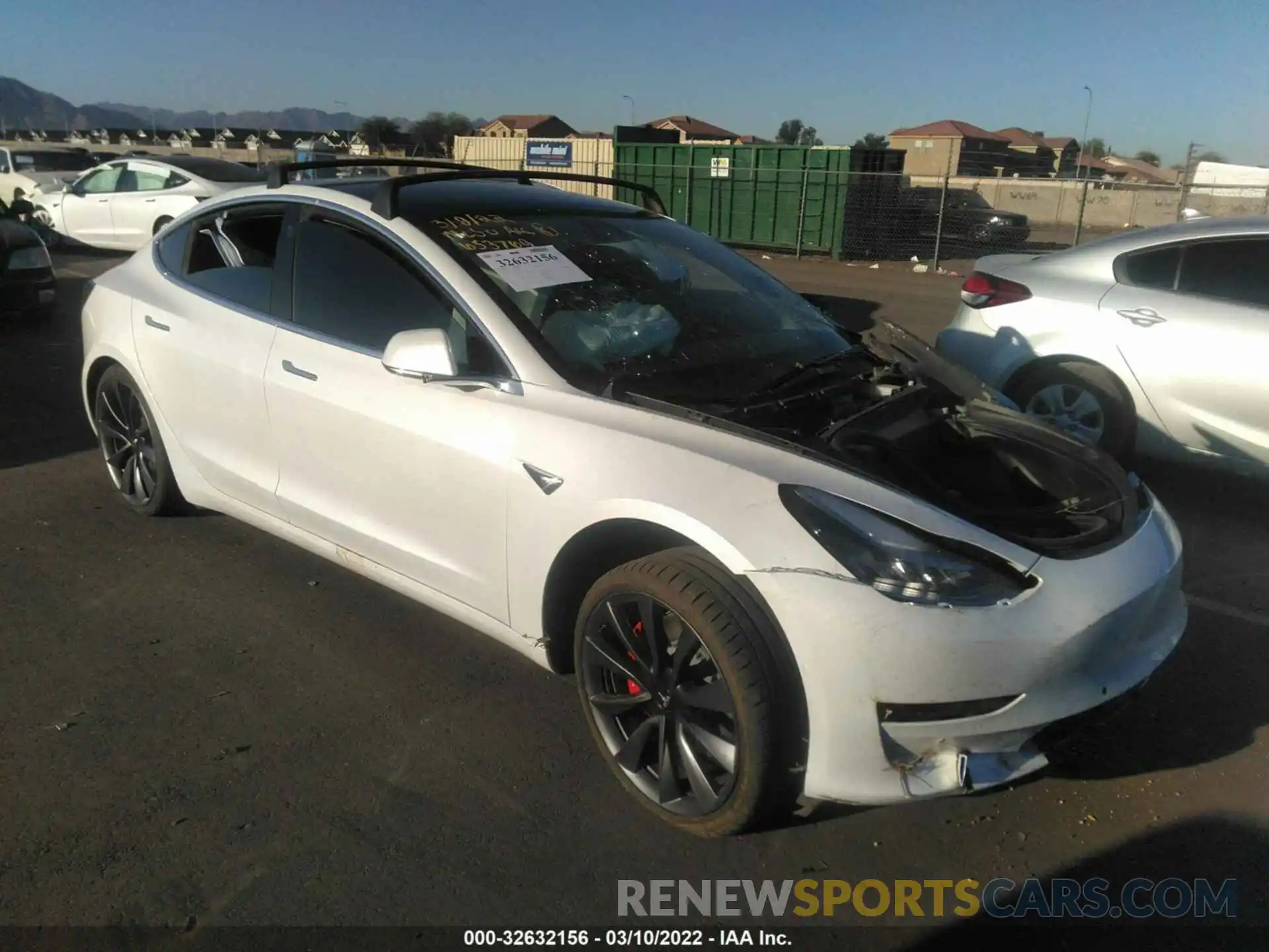 1 Photograph of a damaged car 5YJ3E1EC9LF713198 TESLA MODEL 3 2020