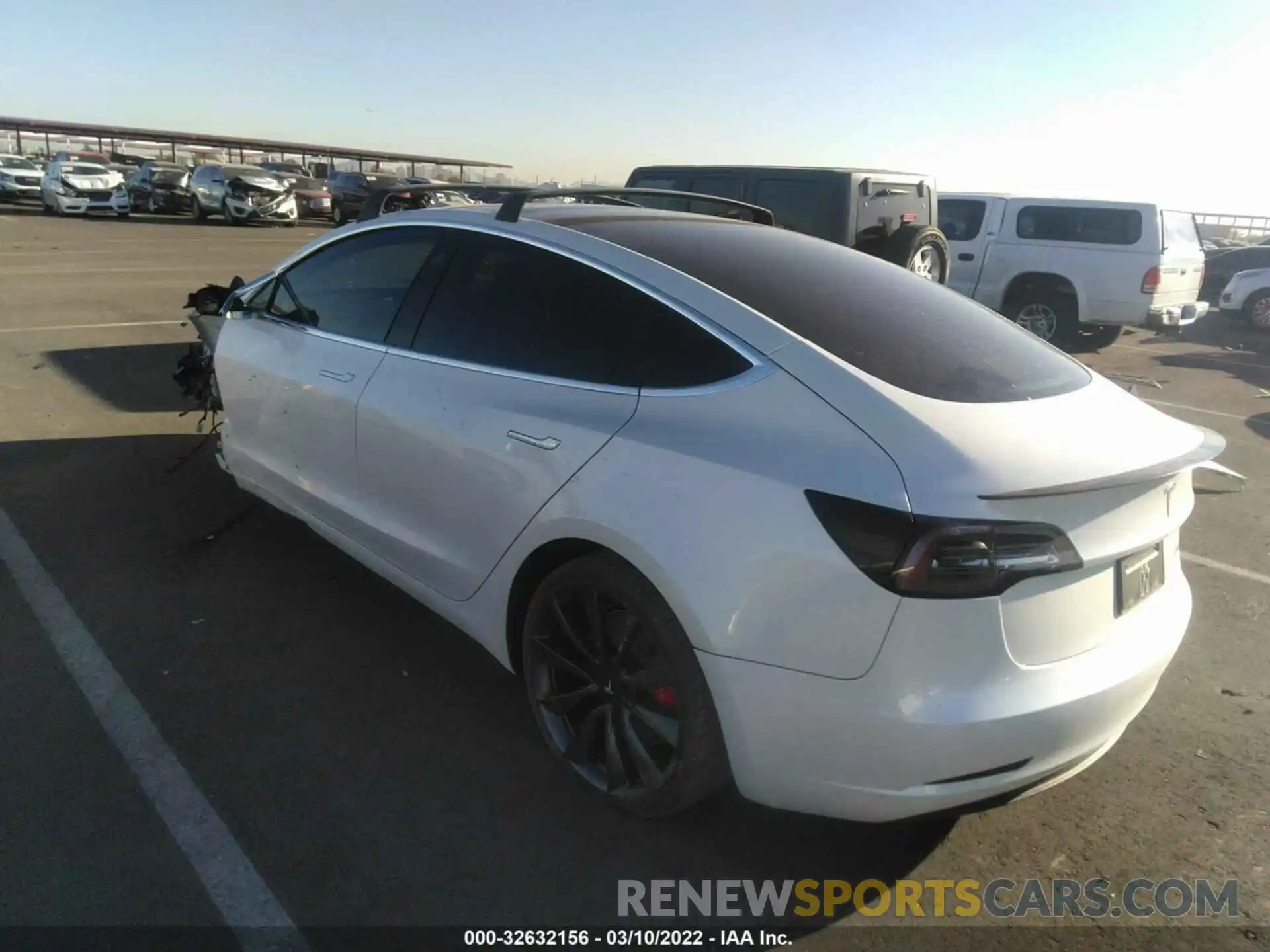 3 Photograph of a damaged car 5YJ3E1EC9LF713198 TESLA MODEL 3 2020