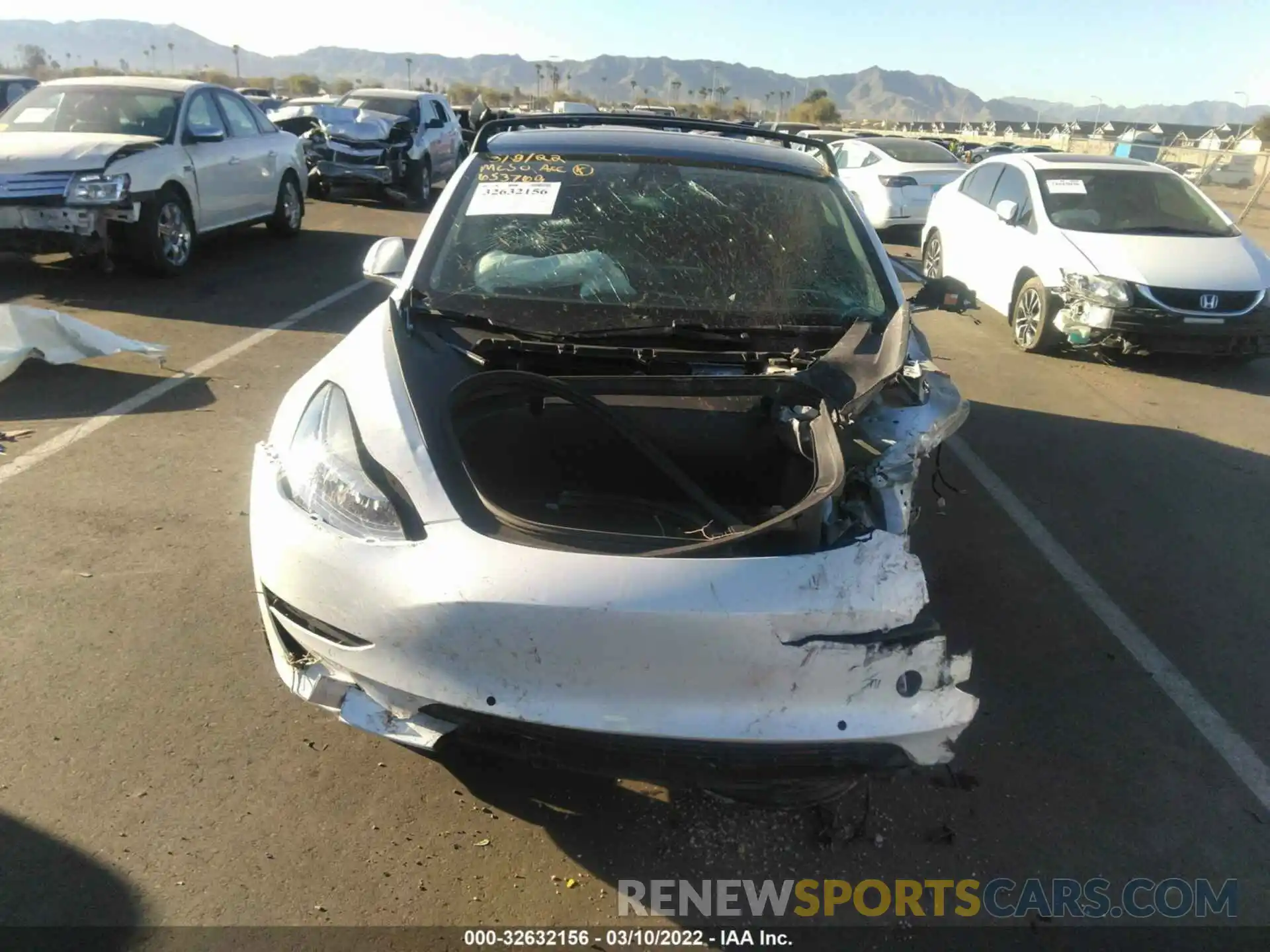 6 Photograph of a damaged car 5YJ3E1EC9LF713198 TESLA MODEL 3 2020