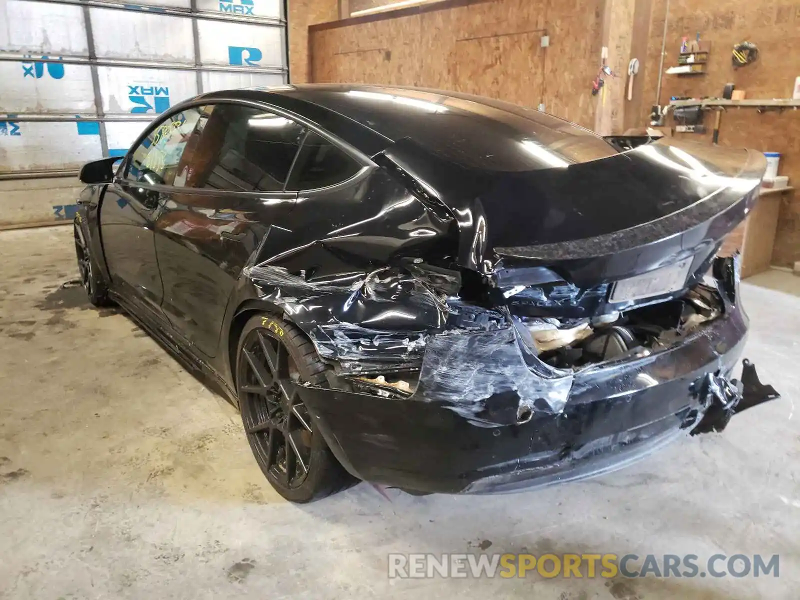 3 Photograph of a damaged car 5YJ3E1EC9LF713217 TESLA MODEL 3 2020