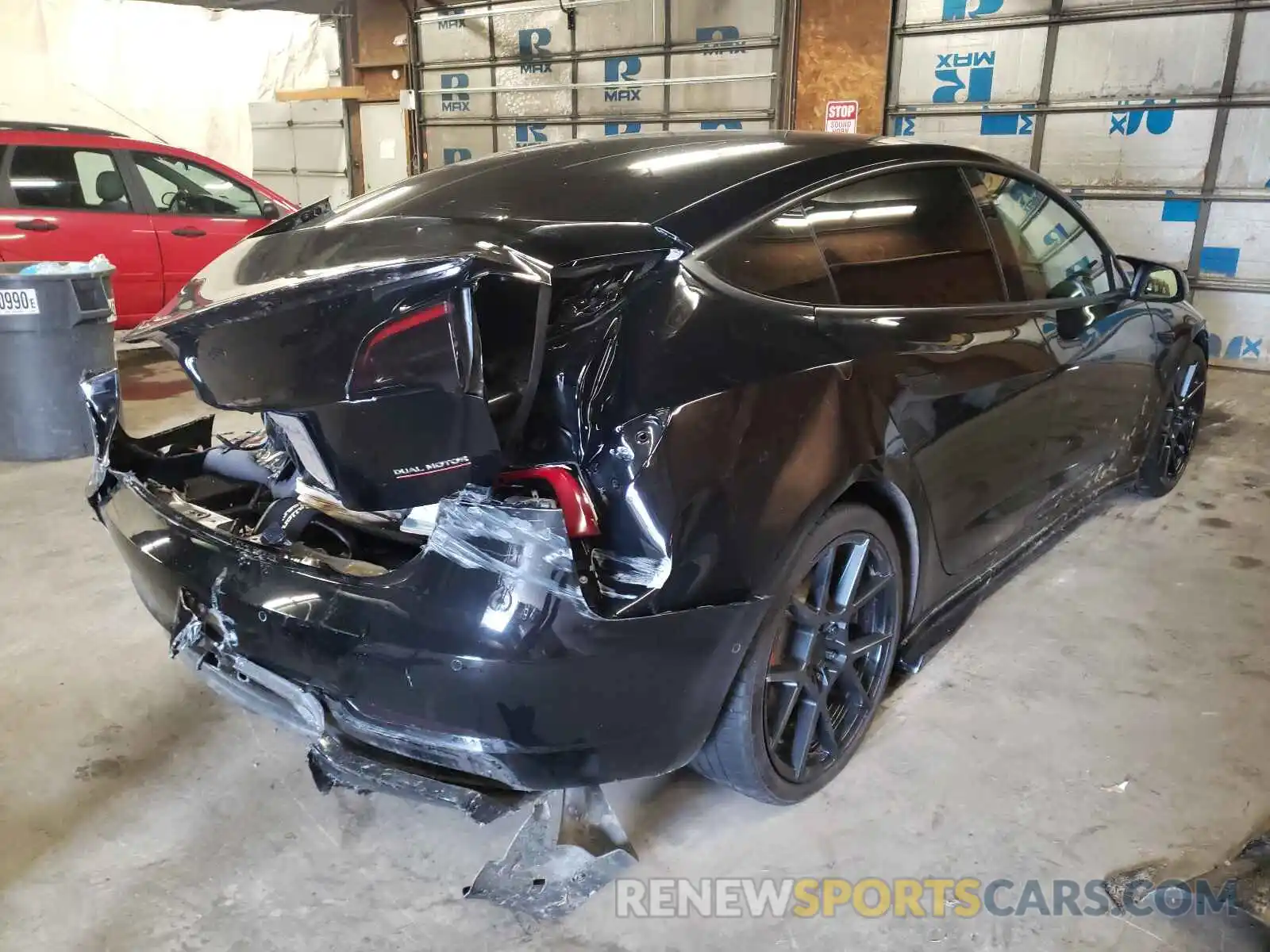 4 Photograph of a damaged car 5YJ3E1EC9LF713217 TESLA MODEL 3 2020