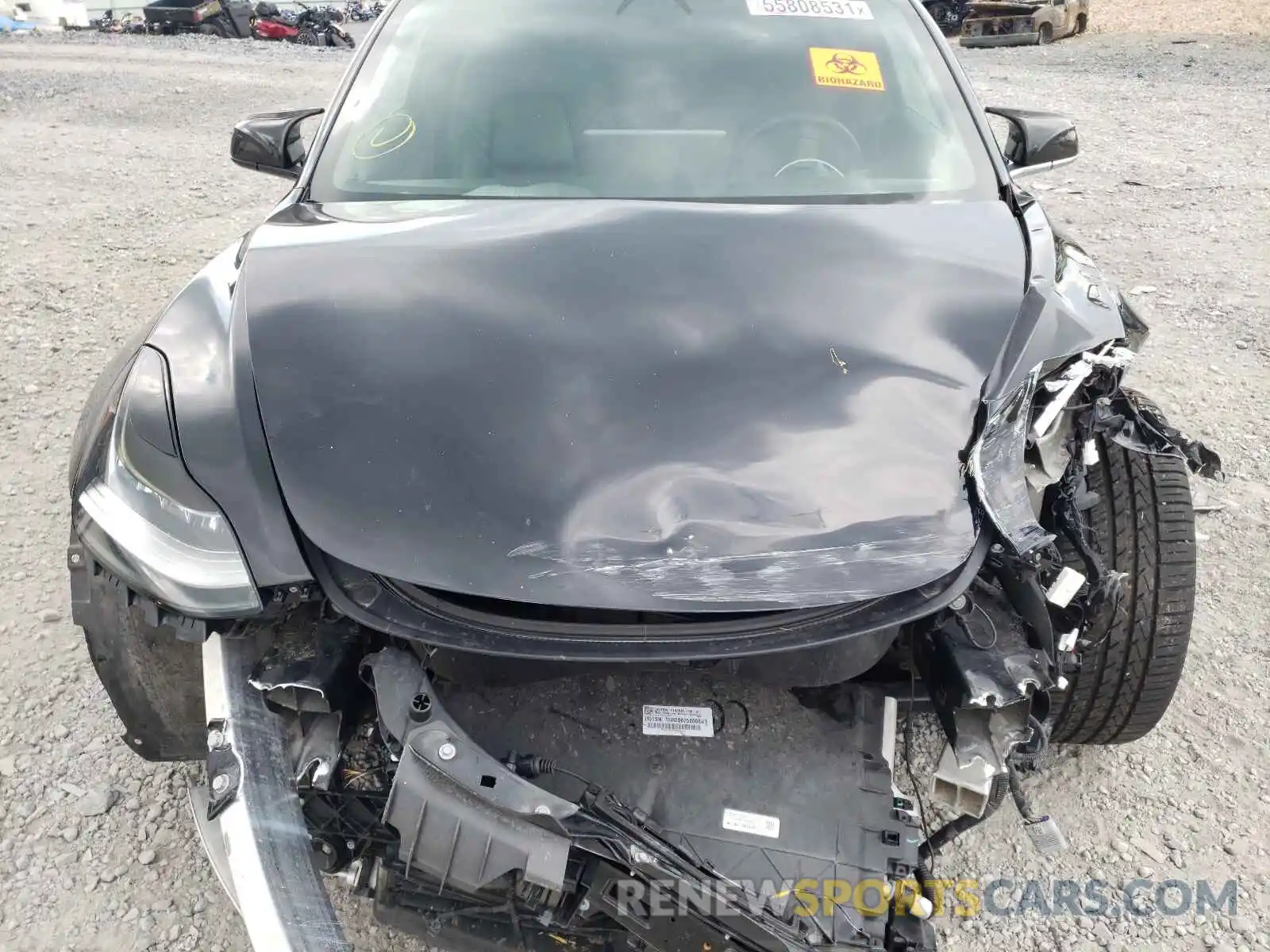 7 Photograph of a damaged car 5YJ3E1EC9LF713217 TESLA MODEL 3 2020