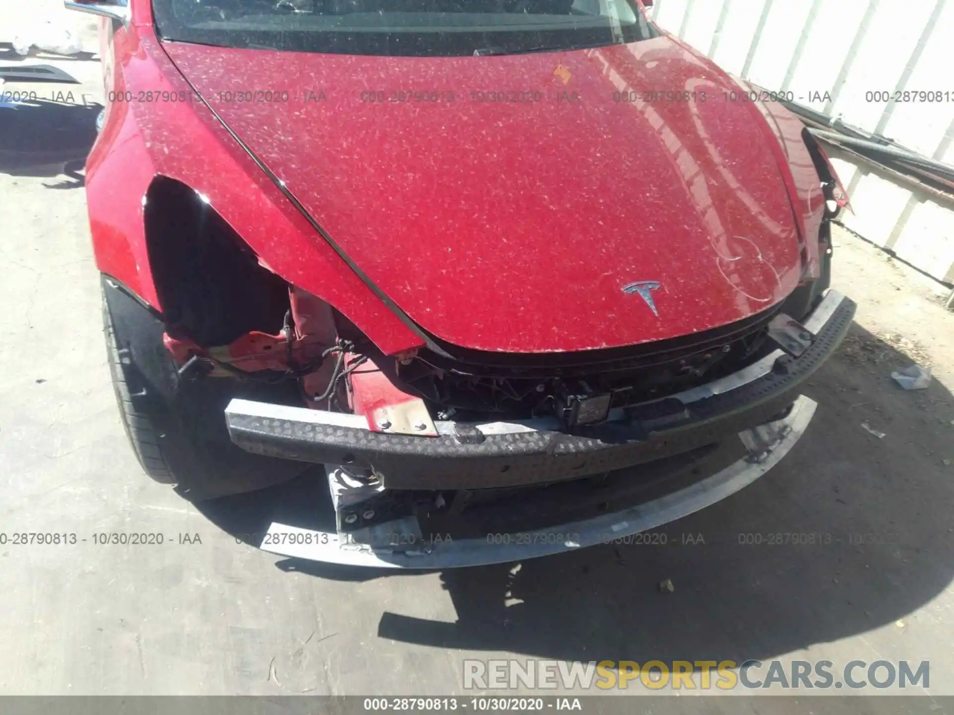 6 Photograph of a damaged car 5YJ3E1EC9LF713668 TESLA MODEL 3 2020