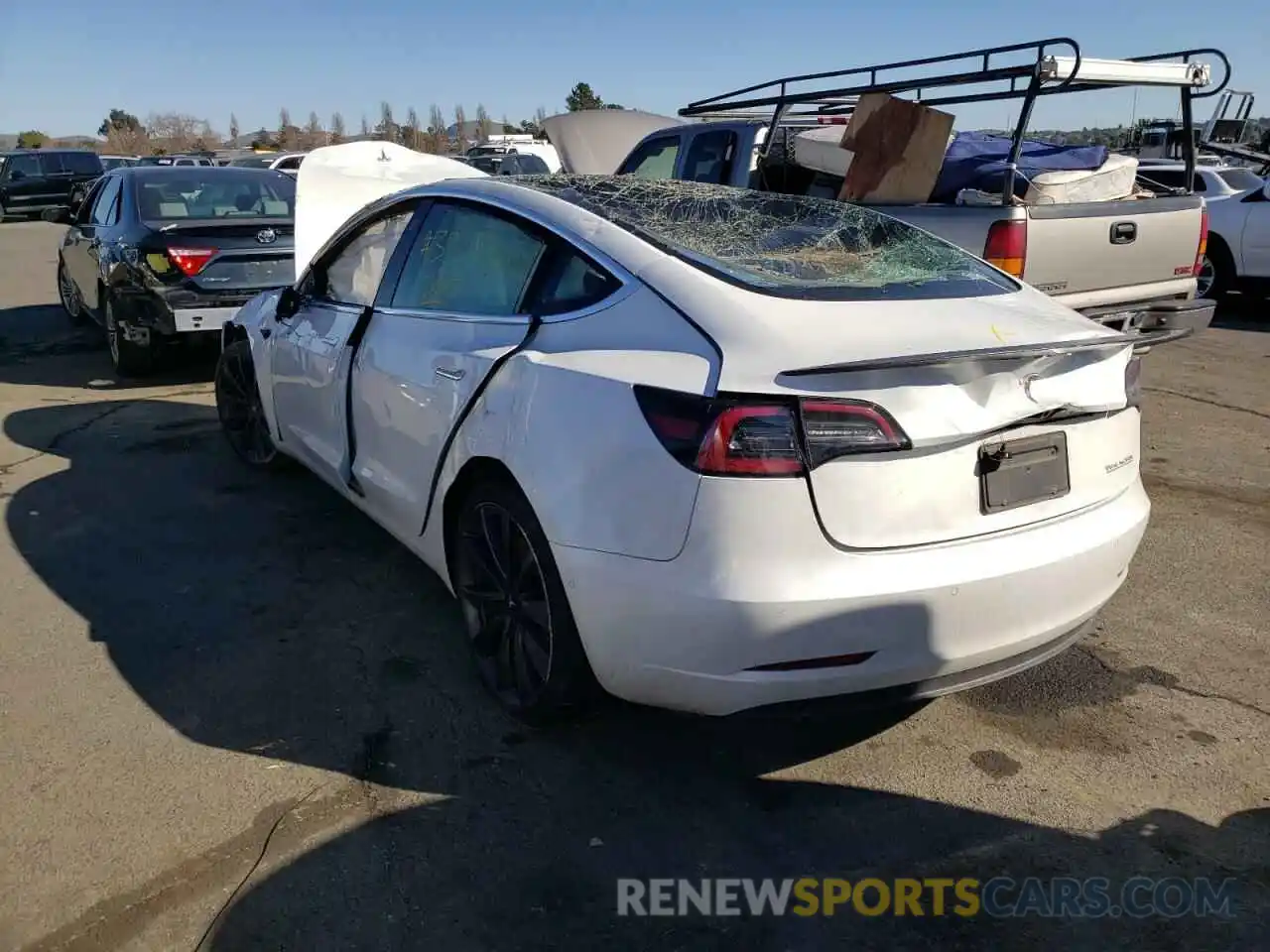 3 Photograph of a damaged car 5YJ3E1EC9LF719454 TESLA MODEL 3 2020