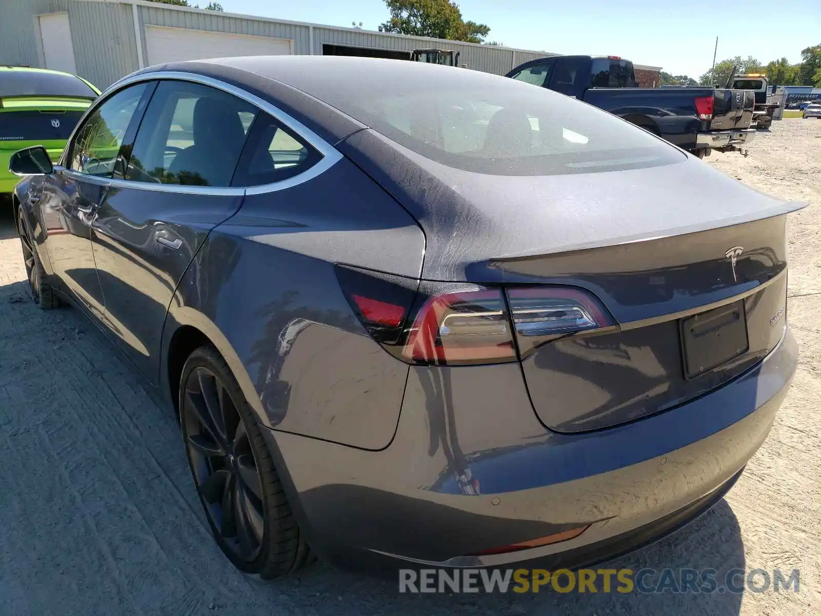 3 Photograph of a damaged car 5YJ3E1EC9LF719714 TESLA MODEL 3 2020