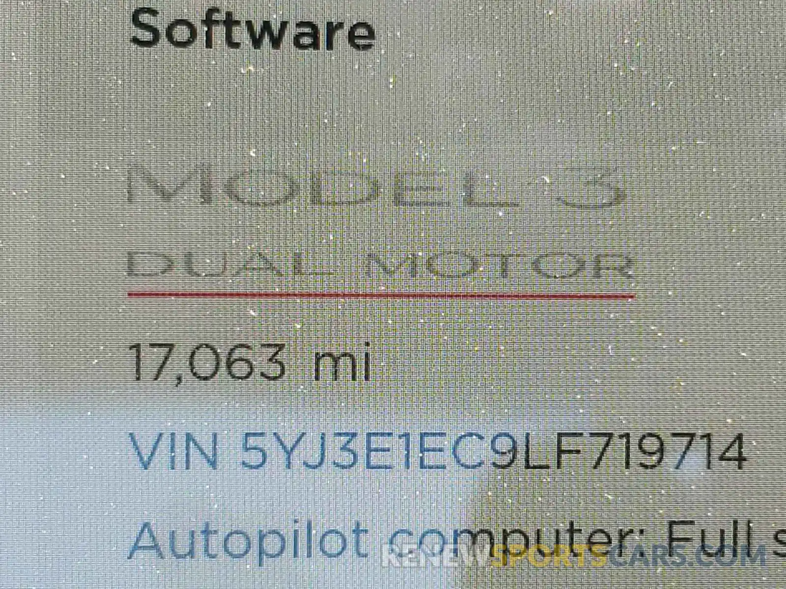 8 Photograph of a damaged car 5YJ3E1EC9LF719714 TESLA MODEL 3 2020