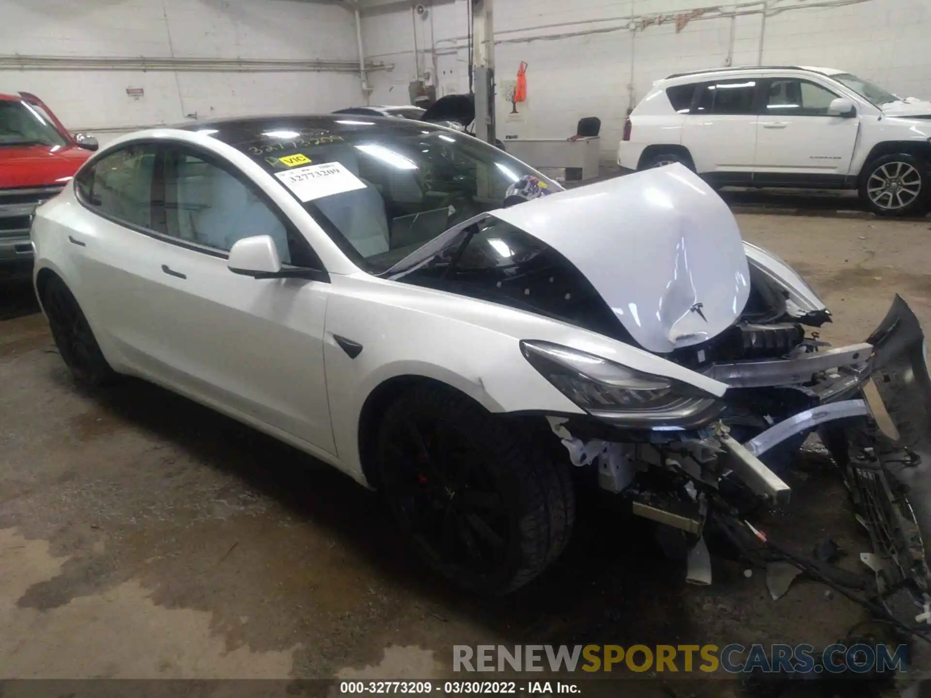 1 Photograph of a damaged car 5YJ3E1EC9LF783462 TESLA MODEL 3 2020